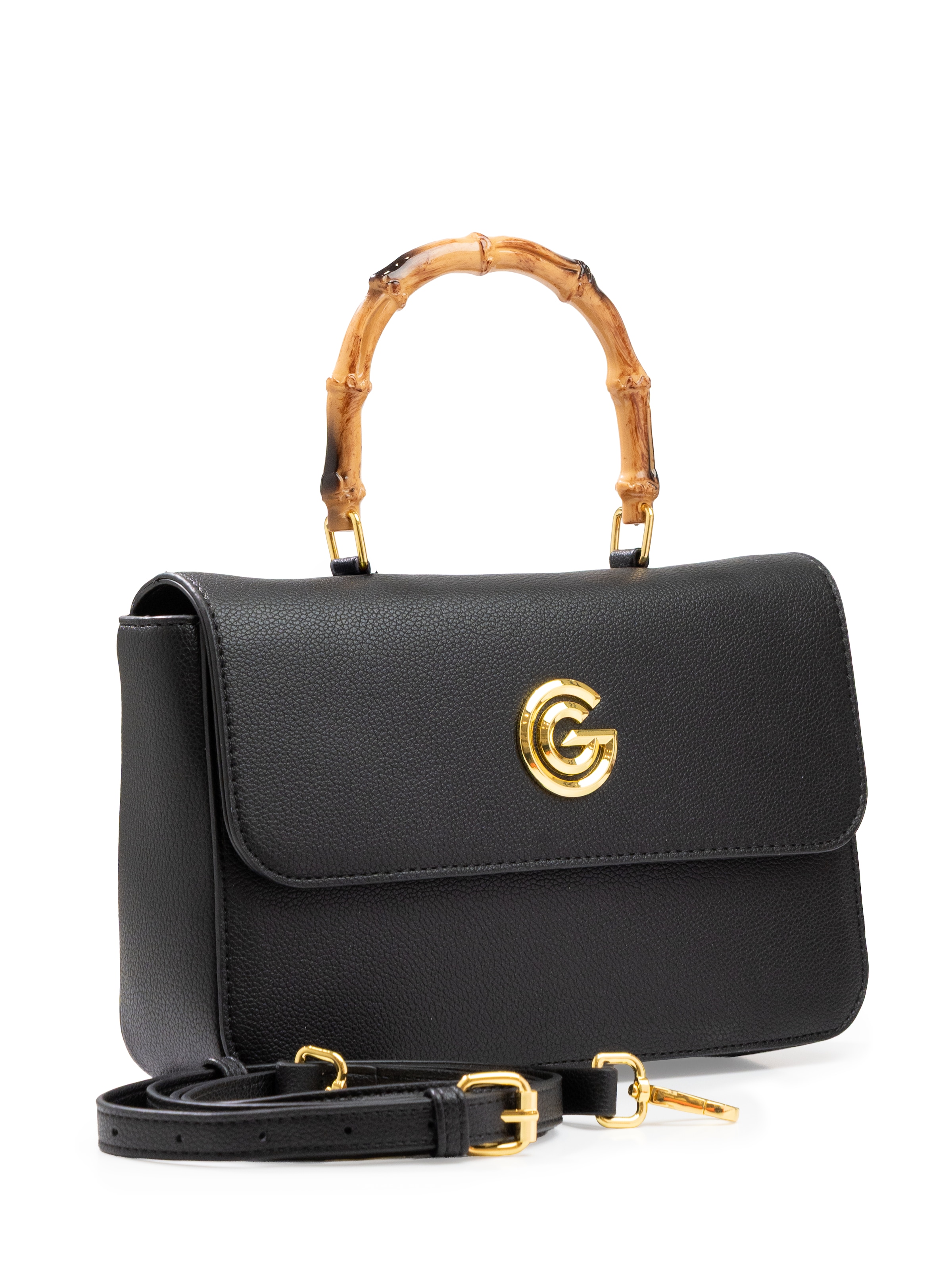 GABRIELLA G By Gabriella Gucci Handtasche "AGATHA" Damen Henkeltasche, Schultertasche, Umhängetasche mit Logoapplikation