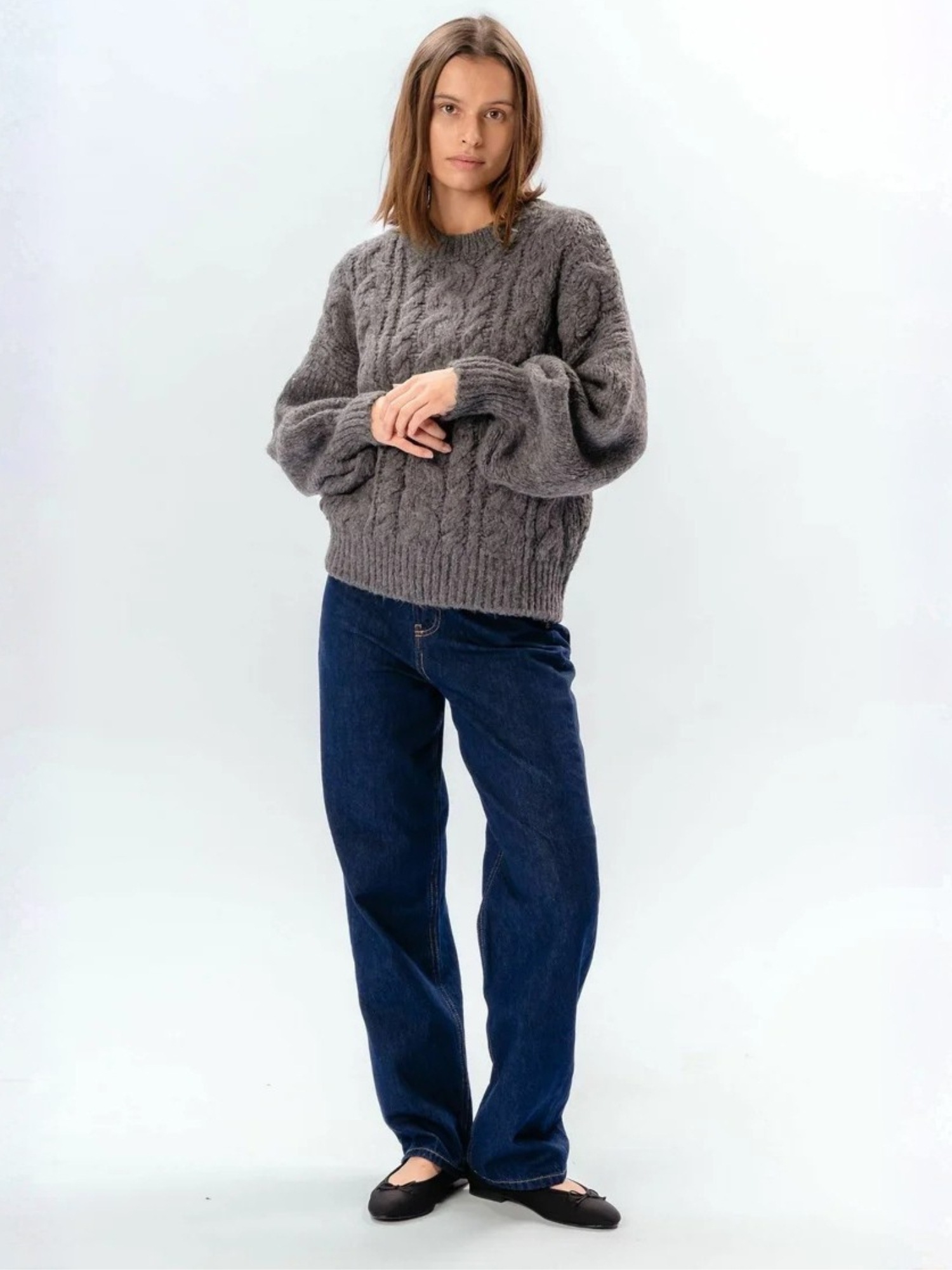 TeeShoppen Rundhalspullover »TEESHOPPEN Pullover Emma Cable«