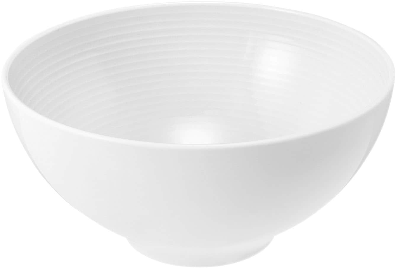 Seltmann Weiden Frühstücks-Geschirrset »Geschirr-Set, 18 Teile, Beat«, (Set, 18 tlg., 6x Frühstücksteller, 6x Schüssel, 6x Becher mit Henkel 0,35 l), Tassen, Untertassen, Teller, Made in Germany, 18 Teile, für 6 Personen