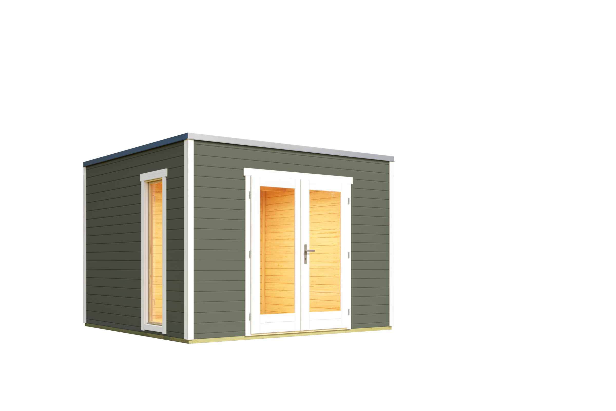 Nordic Holz Gartenhaus "Palermo 1", mit großen Glasflächen günstig online kaufen