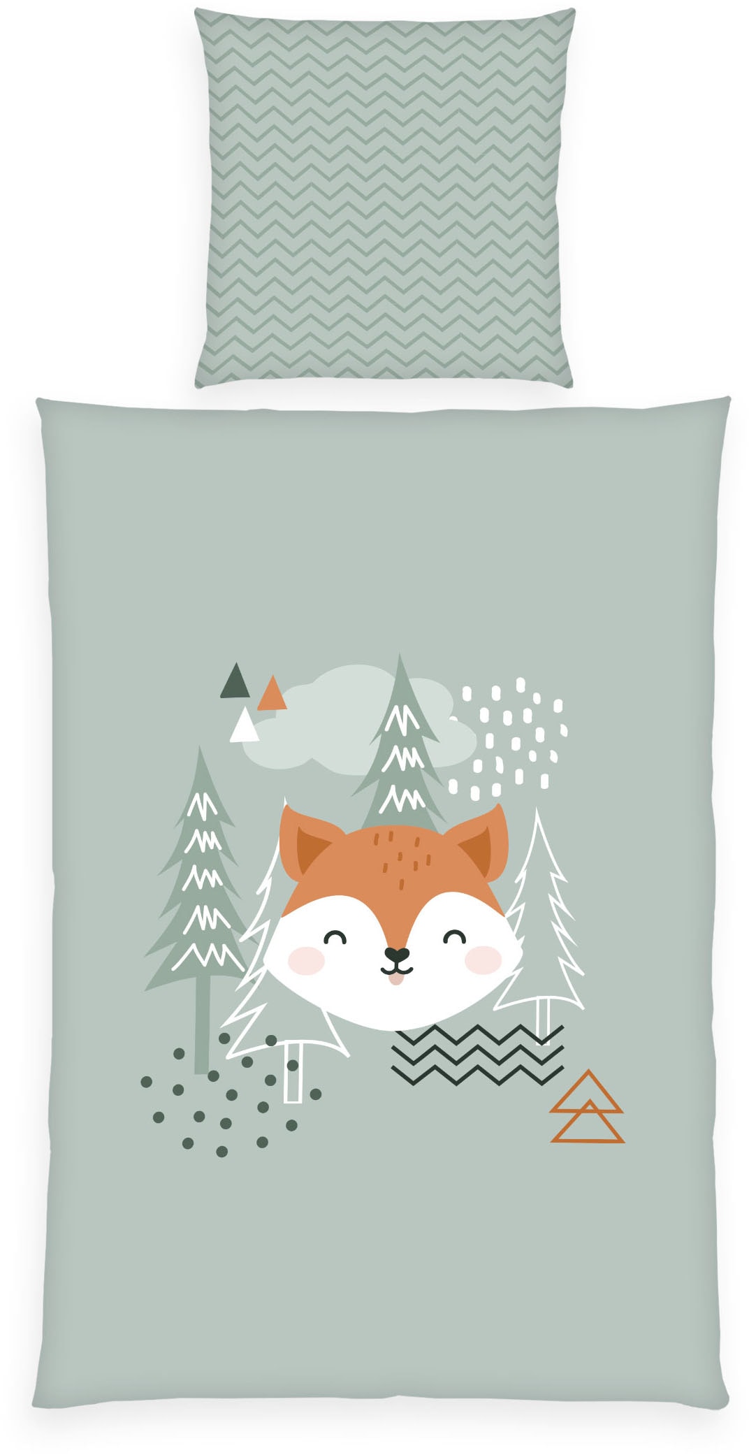 Baby Best Wendebettwäsche "Young Collection Nordic Forest" 2 Stk. tlg. mit günstig online kaufen