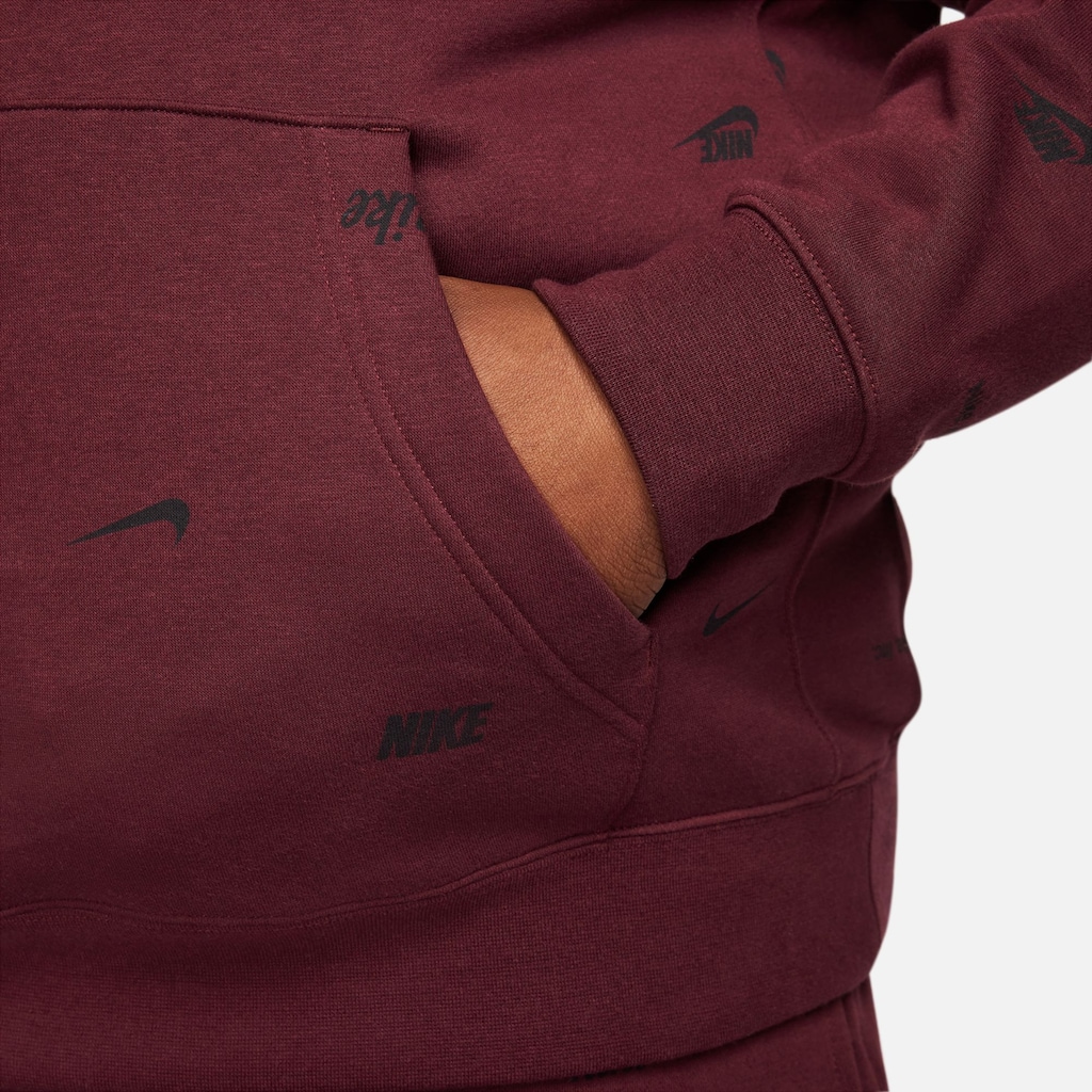 Nike Sportswear Kapuzensweatshirt »CLUB FLEECE+ MEN'S ALLOVER PRINT PULLOVER HOODIE«