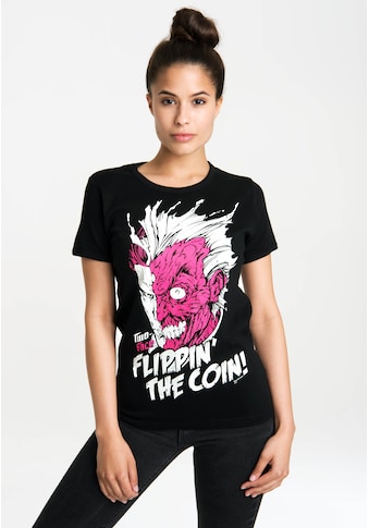 T-Shirt »Two-Face – Flippin The Coin«, mit lizenziertem Originaldesign