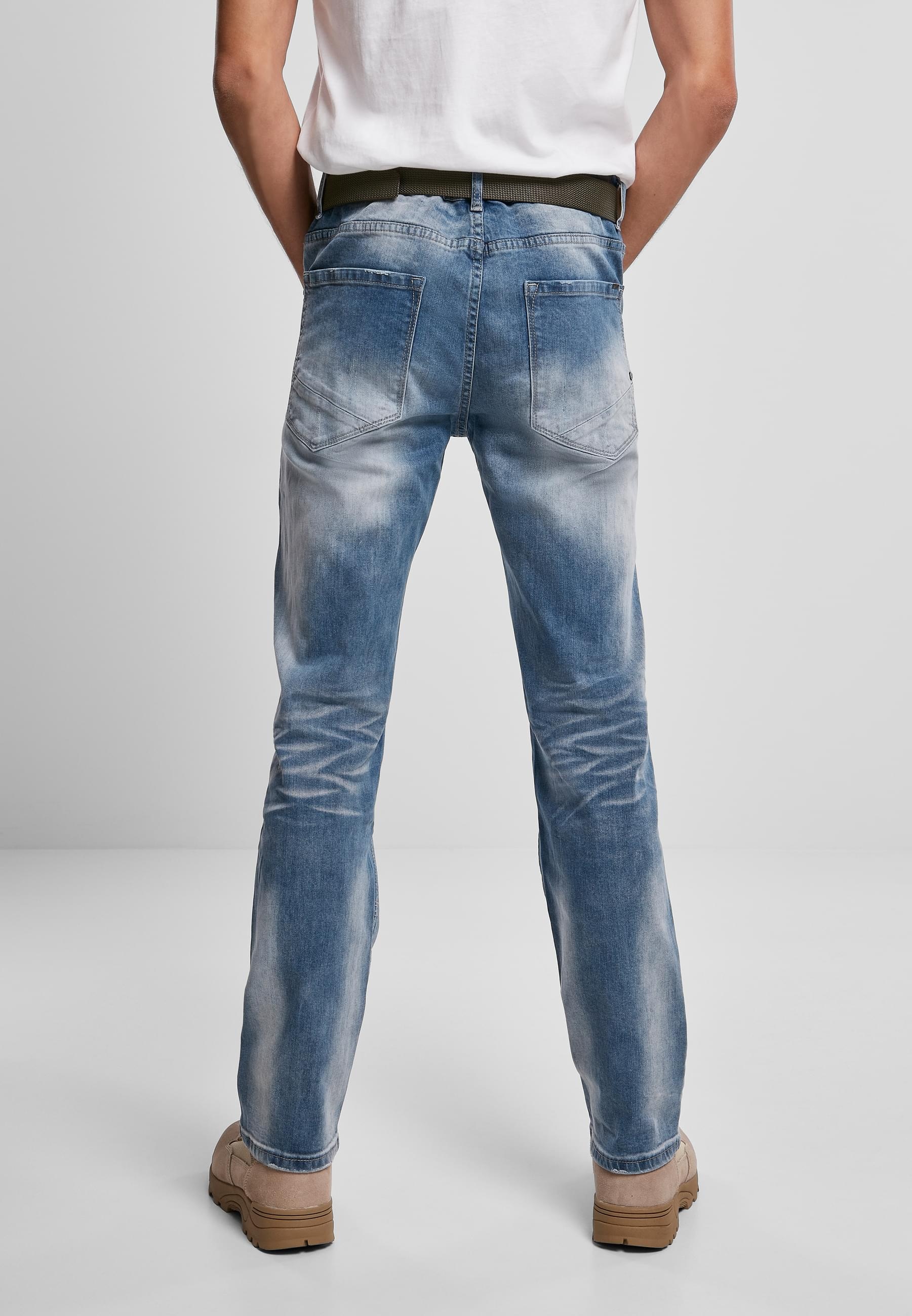 Brandit Bequeme Jeans »Brandit Herren Will Washed Denim Jeans«, (1 tlg.)