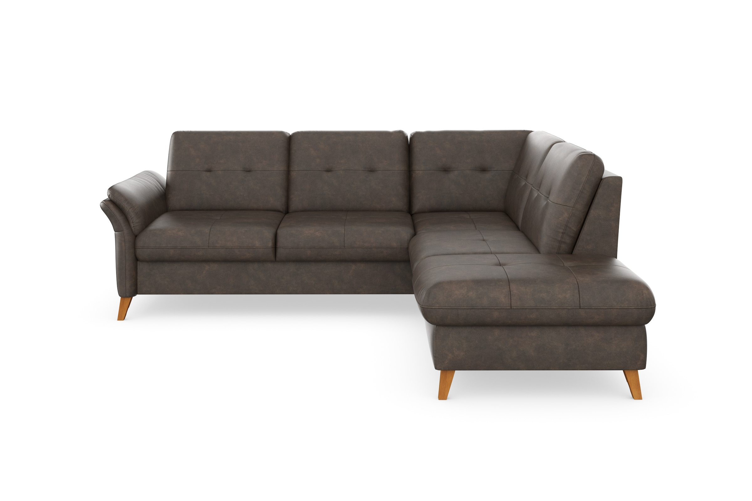 sit&more Ecksofa »Göteborg«, inkl. Sitztiefenverstellung, wahlweise mit Bettfunktion & Bettkasten