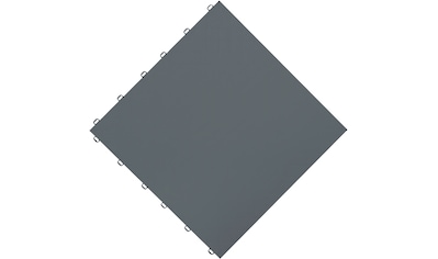florco® Klickfliesen »floor,dunkelgrau,40x40x1,8 cm«, (6 St.), 6 Stück/Pack (≈ 0,96 m²) kaufen