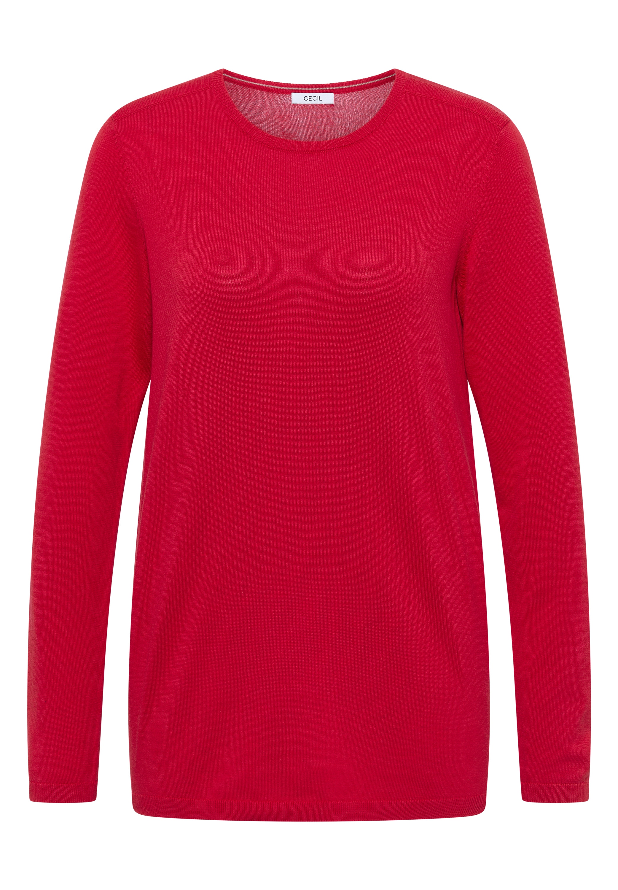Cecil Strickpullover, mit feinem Detail an der Schulter und Viskose-Anteil