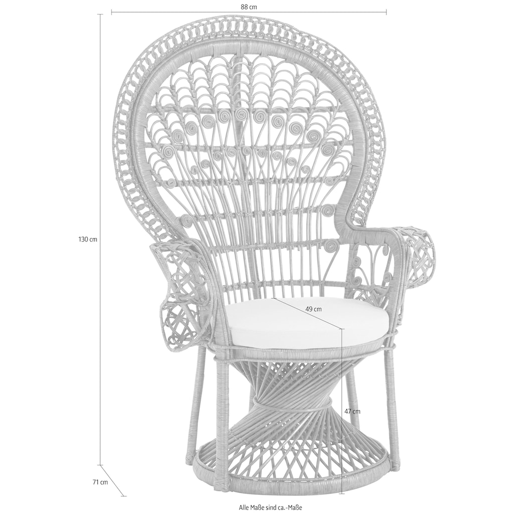 HOFMANN LIVING AND MORE Rattanstuhl