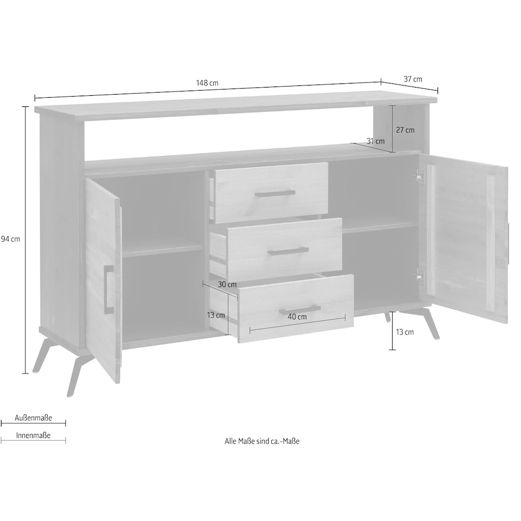 Home affaire Sideboard »Lisa«