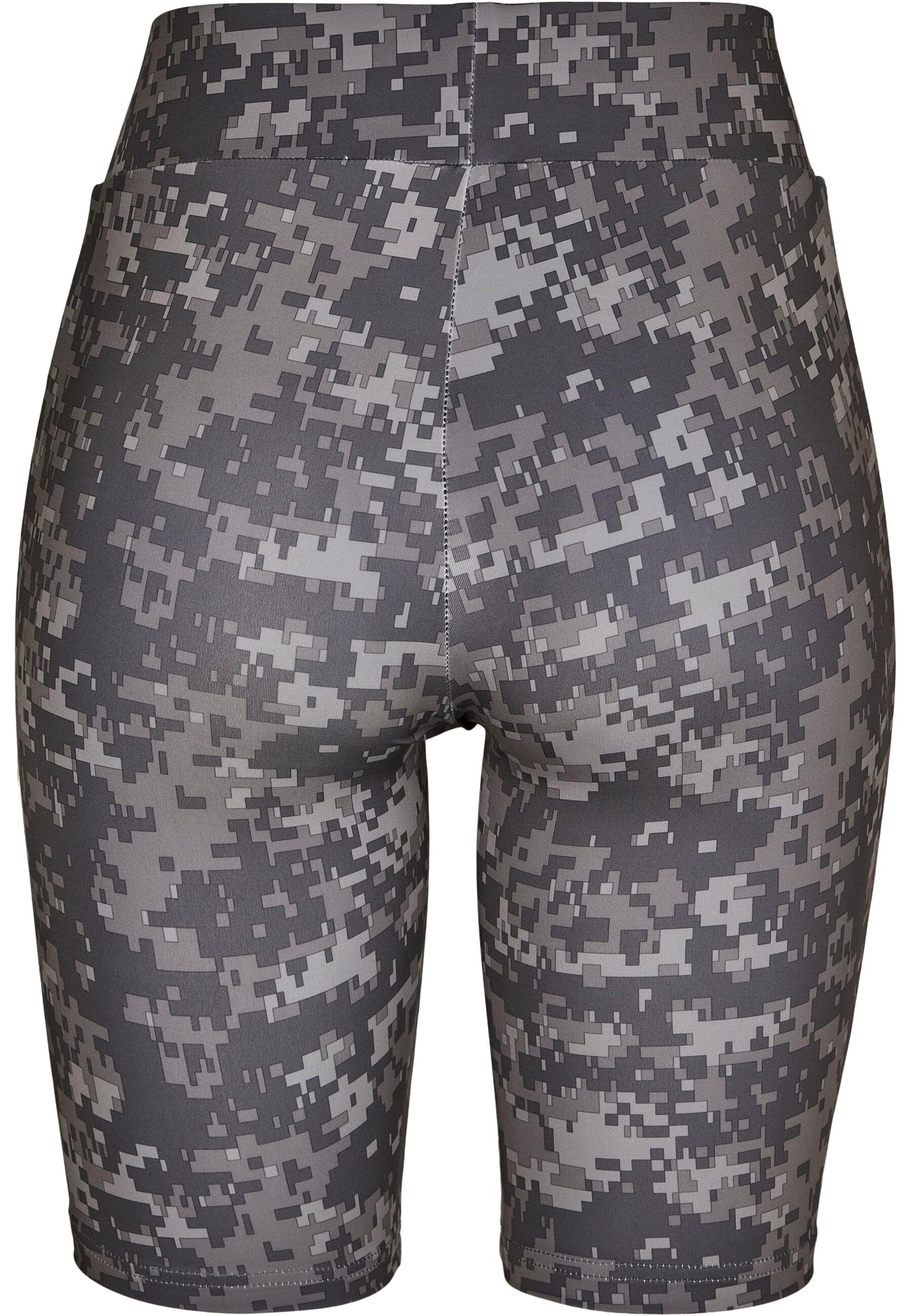URBAN CLASSICS Stoffhose »Urban Classics Damen Ladies High Waist Camo Tech Cycle Shorts«, (1 tlg.)