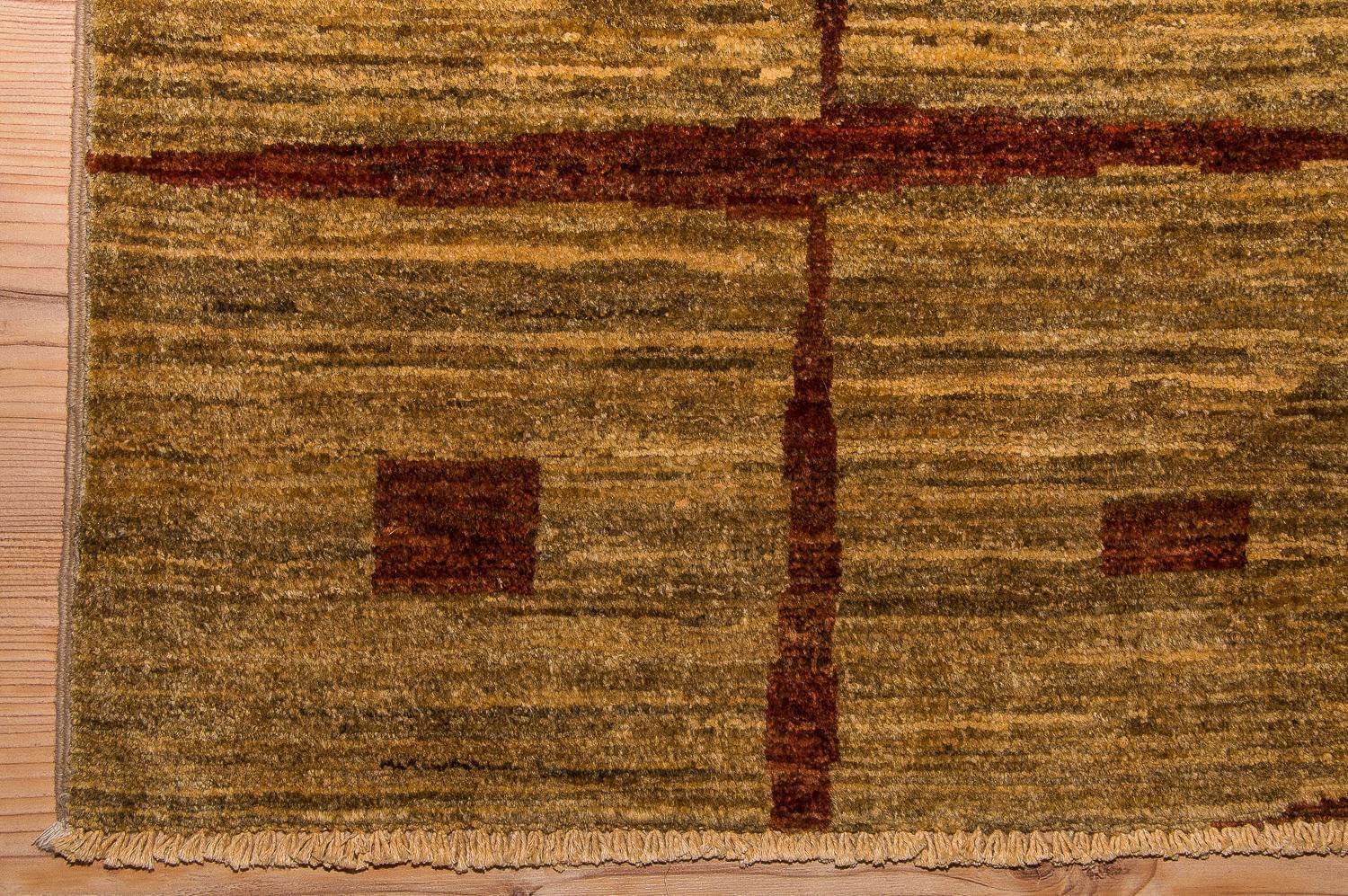 morgenland Wollteppich »Ziegler Modern Teppich handgeknüpft mehrfarbig«,  rechteckig, handgeknüpft | BAUR