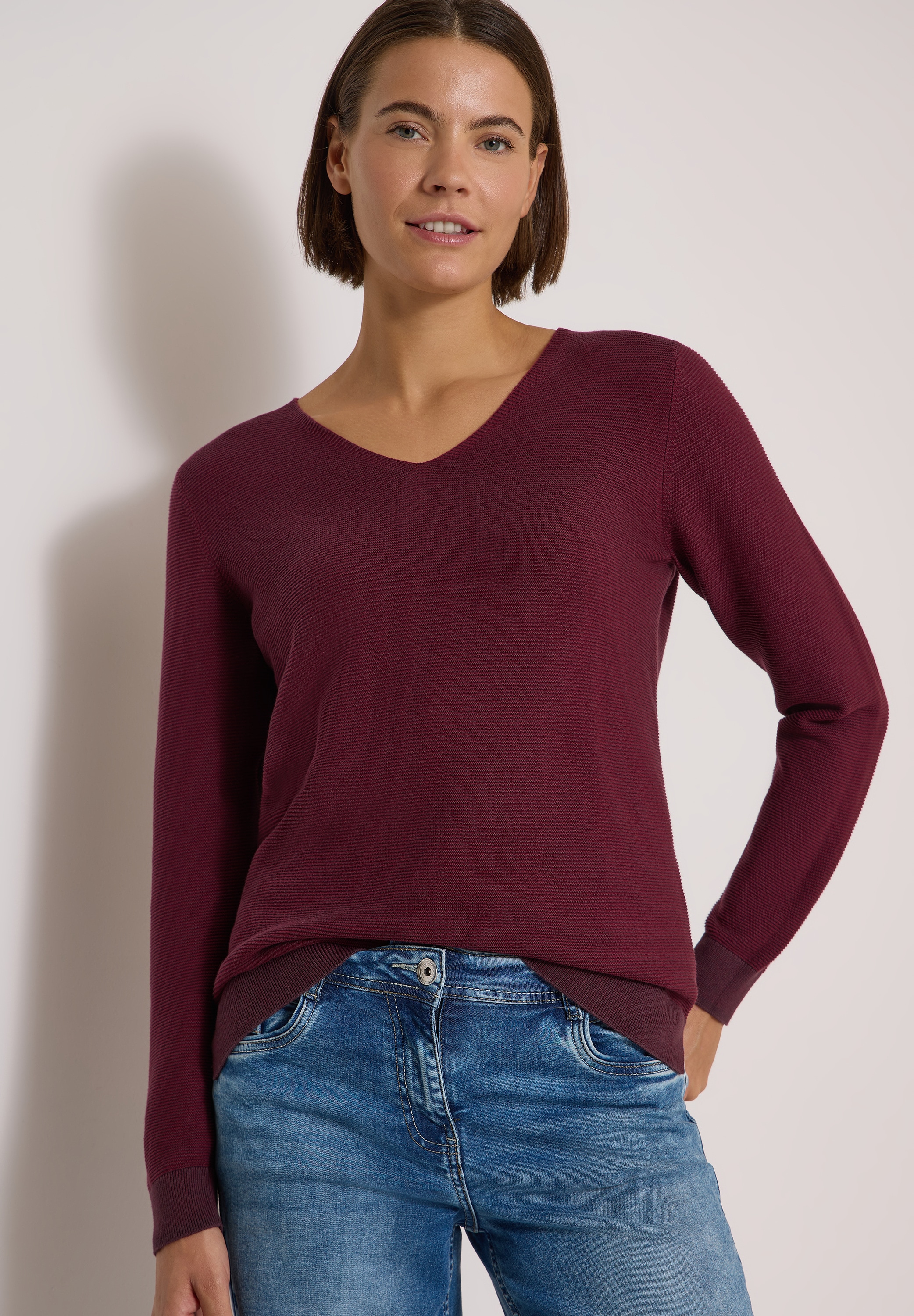 Cecil V-Ausschnitt-Pullover mit V-Ausschnitt