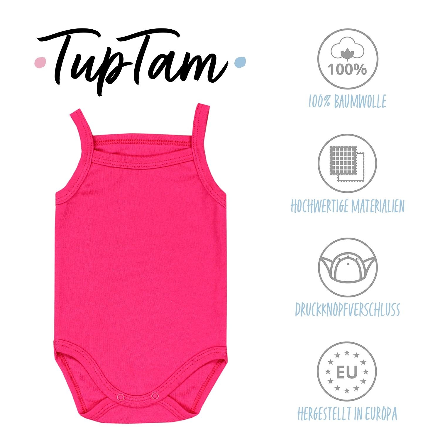 TupTam Body »Body Mädchen Babybody mit Spagettiträger Sommer 5er Pack«
