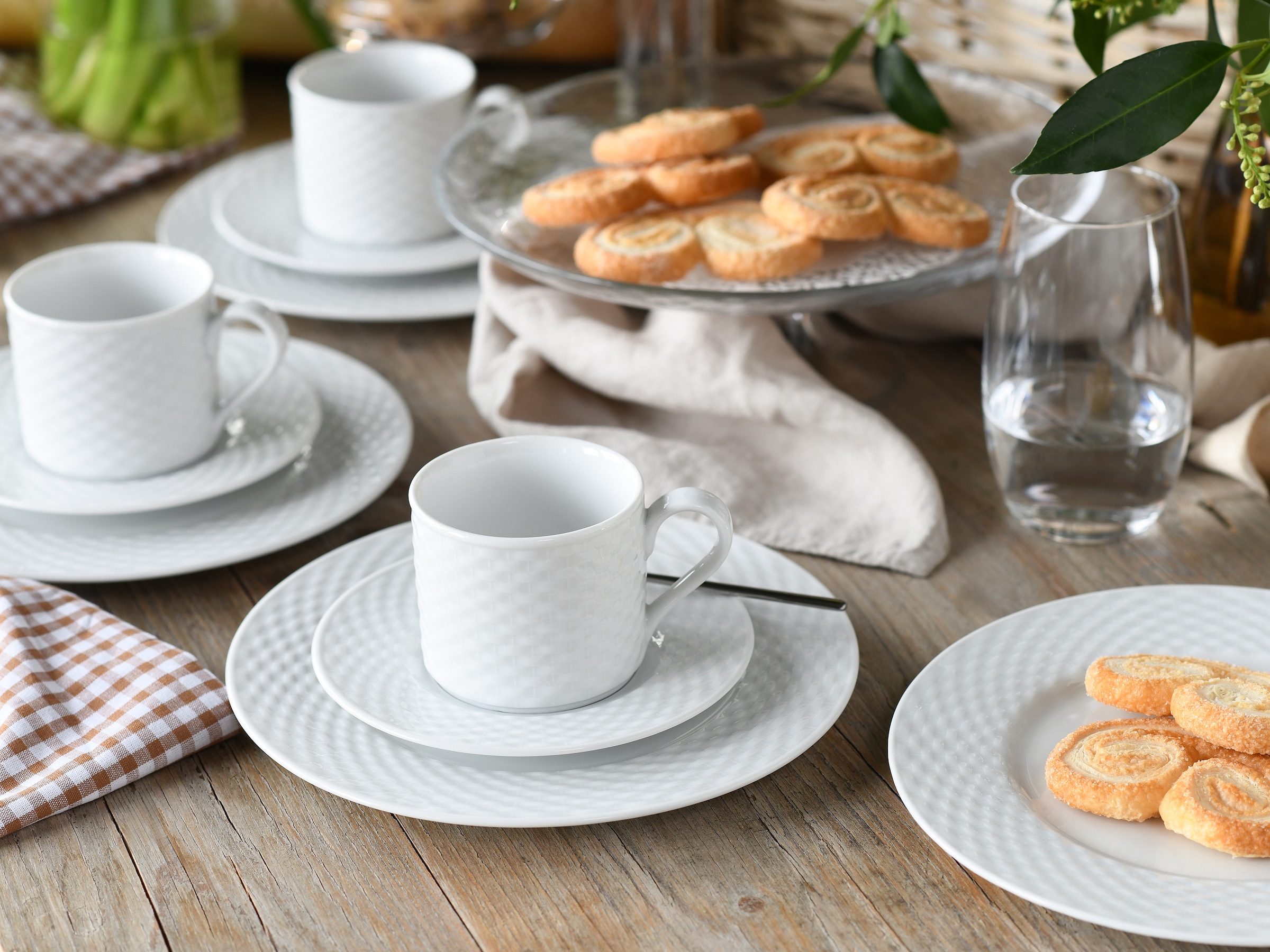 CreaTable Kaffeeservice »Polo, Service 18-tlg.« Daily Use, Zeitlos