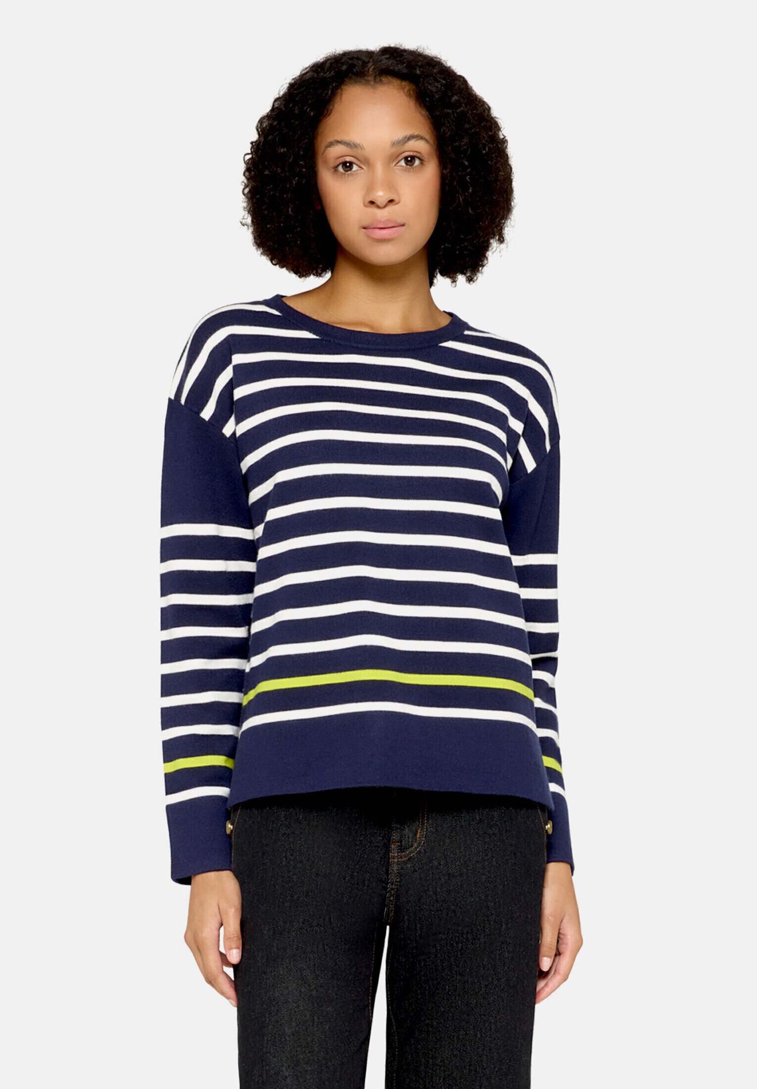 Cartoon Strickpullover »Damen mit Rundhalsausschnitt« 1 tlg.