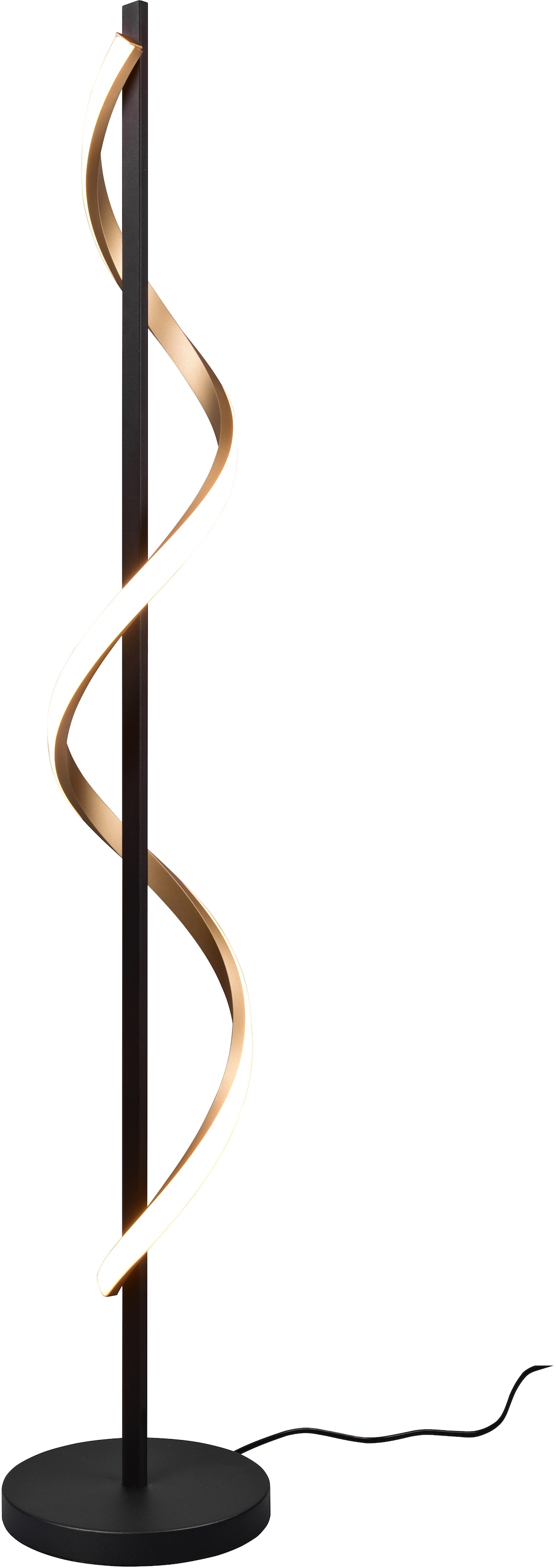 BAUR Lumen Fußdimmer, flammig-flammig, Höhe cm, 1 LED 2300 | of Stehleuchte schwarz-gold, bestellen Style Places »Torca«, LED Stehlampe 120
