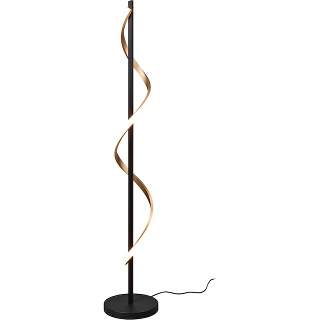 Places of Style LED Stehlampe »Torca«, 1 flammig-flammig, LED Stehleuchte  schwarz-gold, Fußdimmer, Höhe 120 cm, 2300 Lumen bestellen | BAUR