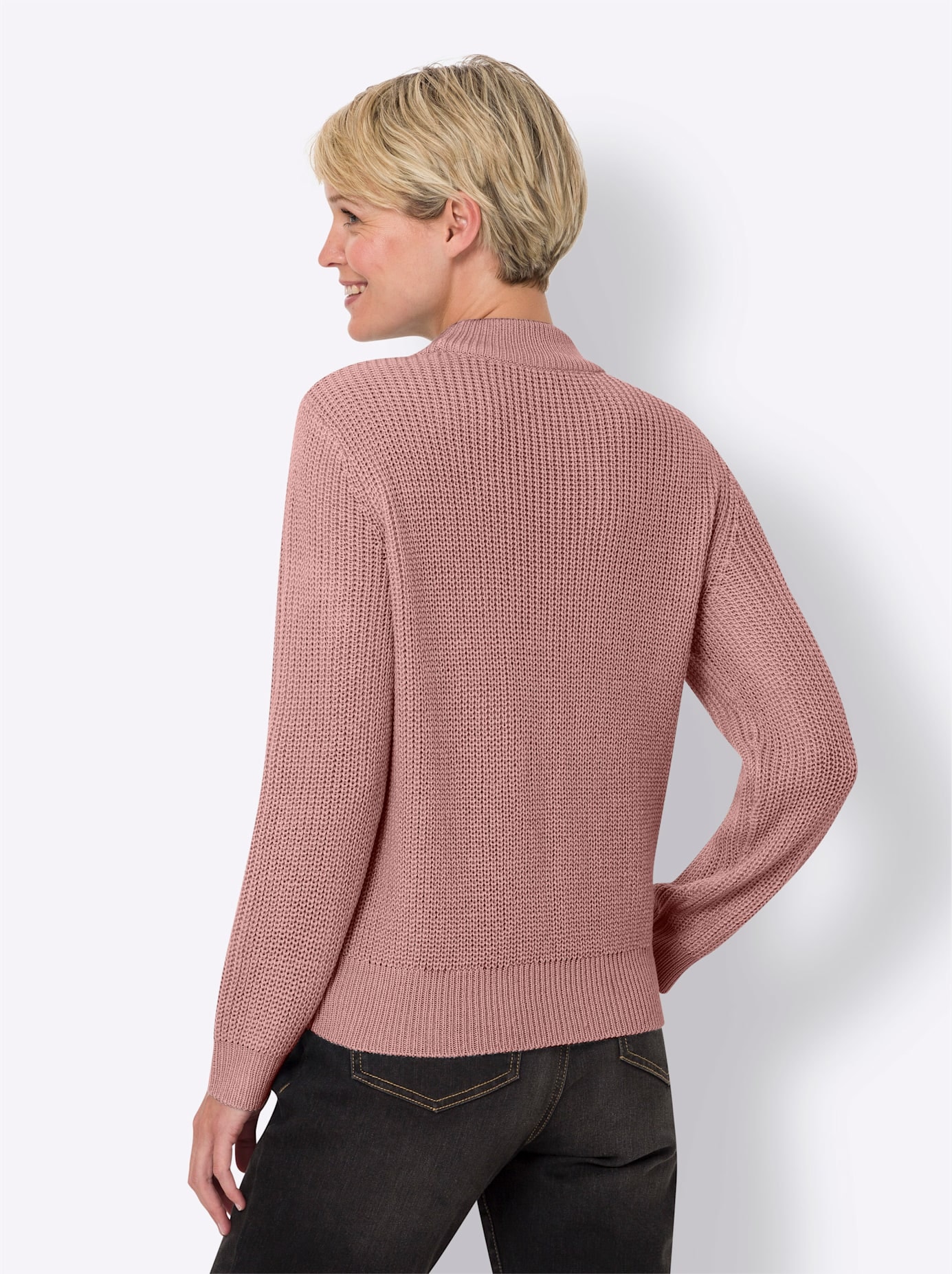 Classic Basics Stehkragenpullover "Langarm-Pullover" günstig online kaufen