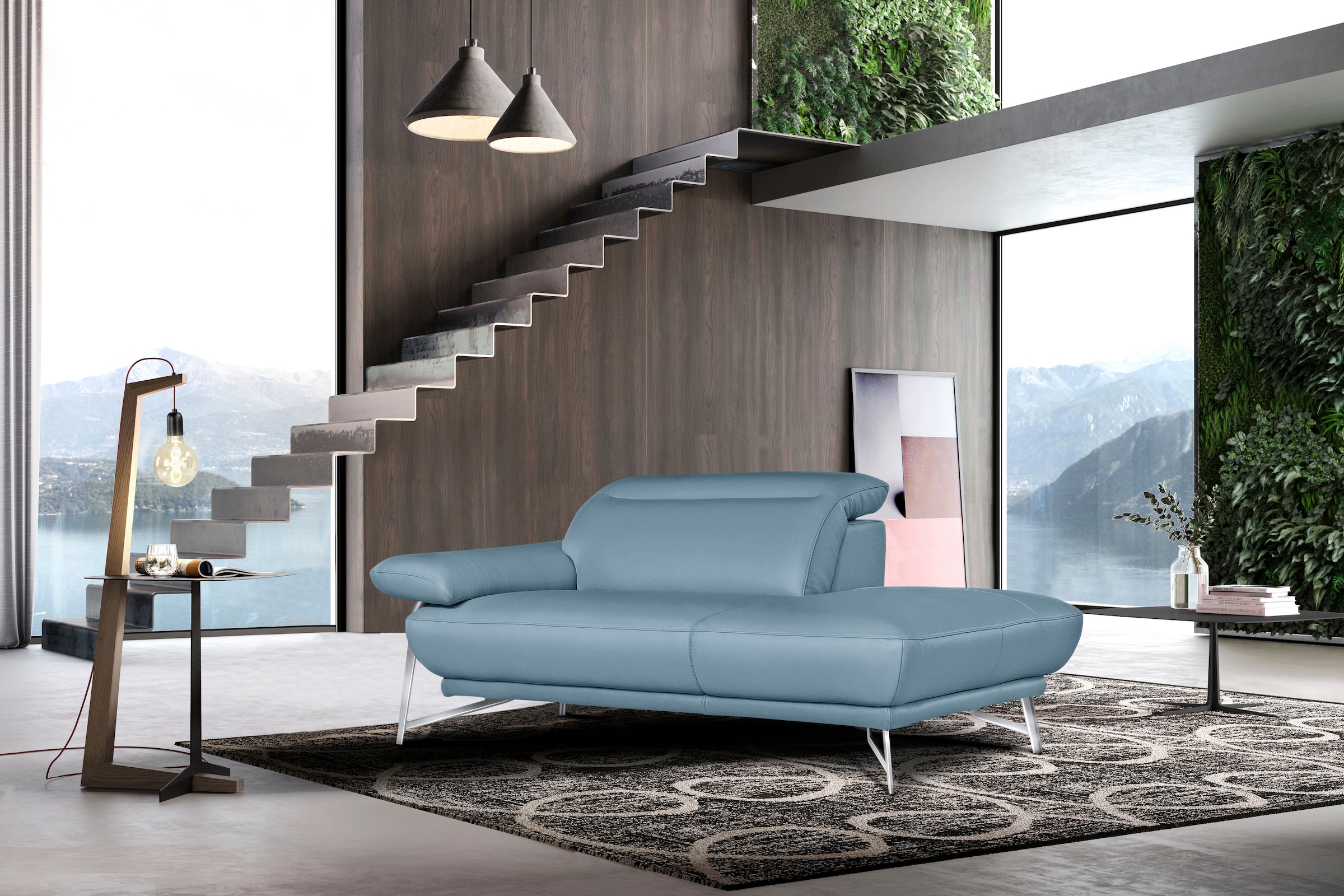 Egoitaliano Ottomane "Anais, erstklassiges Designsofa, Breite 179 cm, Fußfa günstig online kaufen