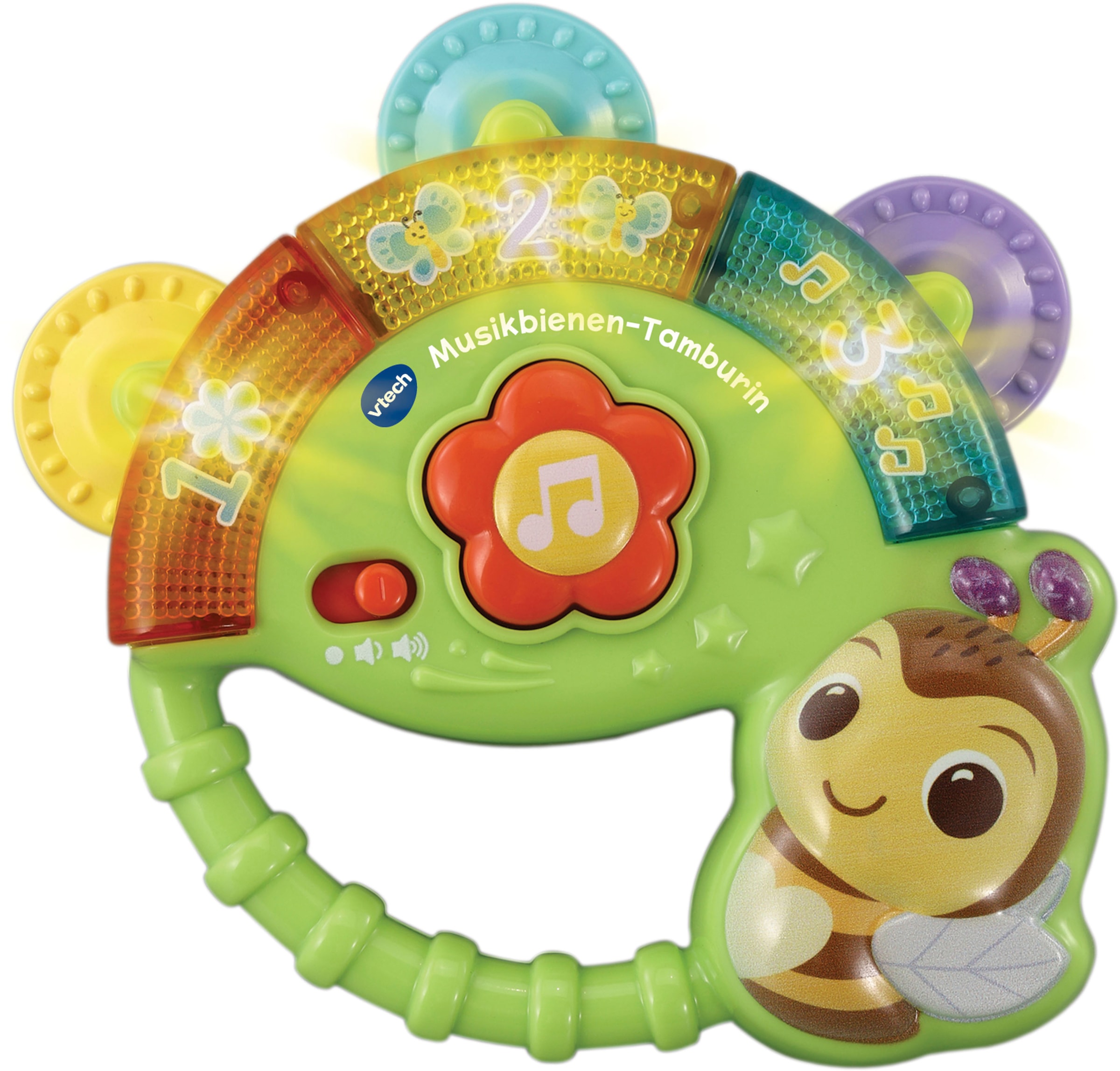 Lernspielzeug »Vtech Baby, Musikbienen-Tamburin«, mit Licht und Sound