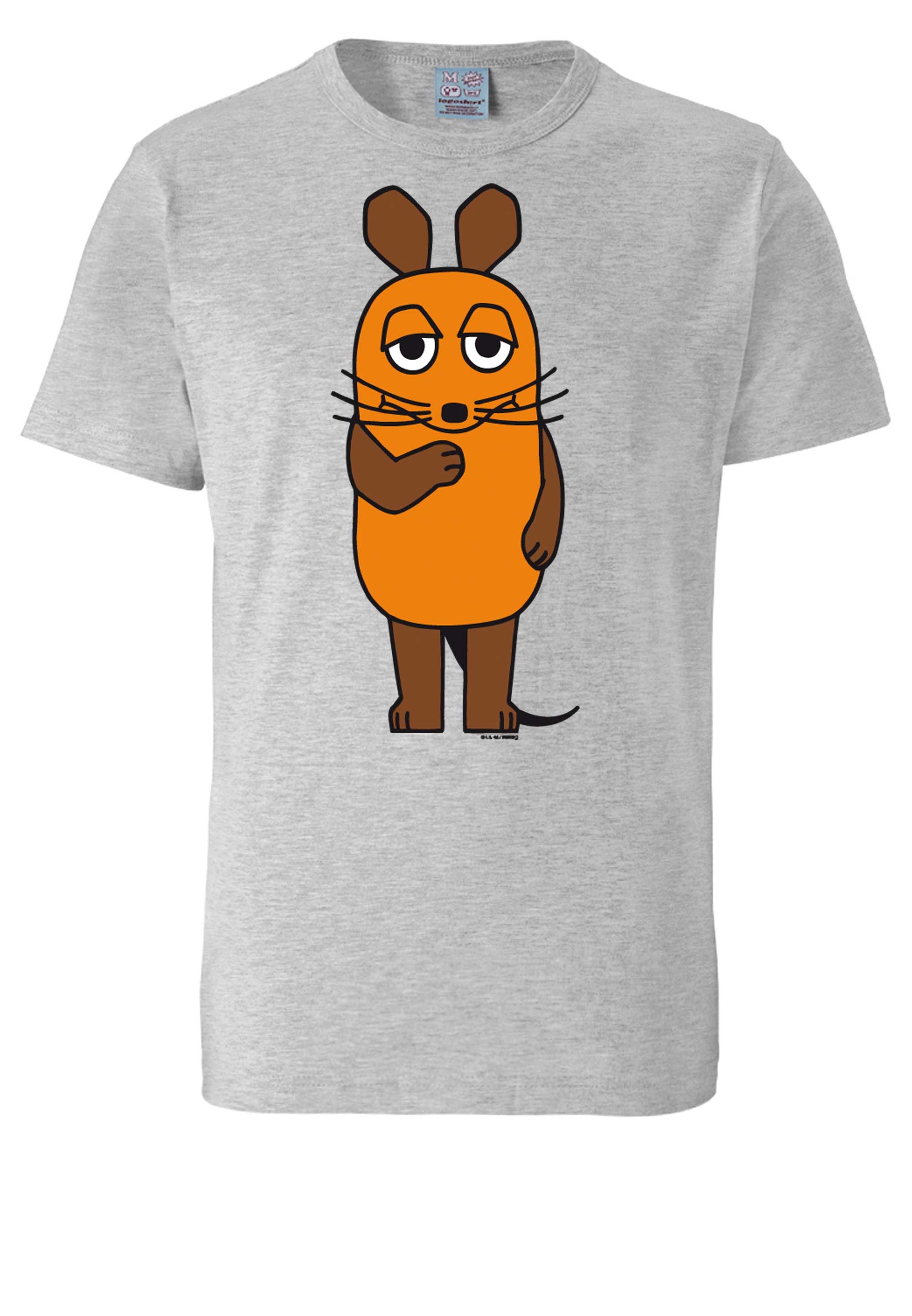 Thumbnail - LOGOSHIRT T-Shirt "Die Sendung mit der Maus - Maus", mit Die Sendung mit der Maus-Print