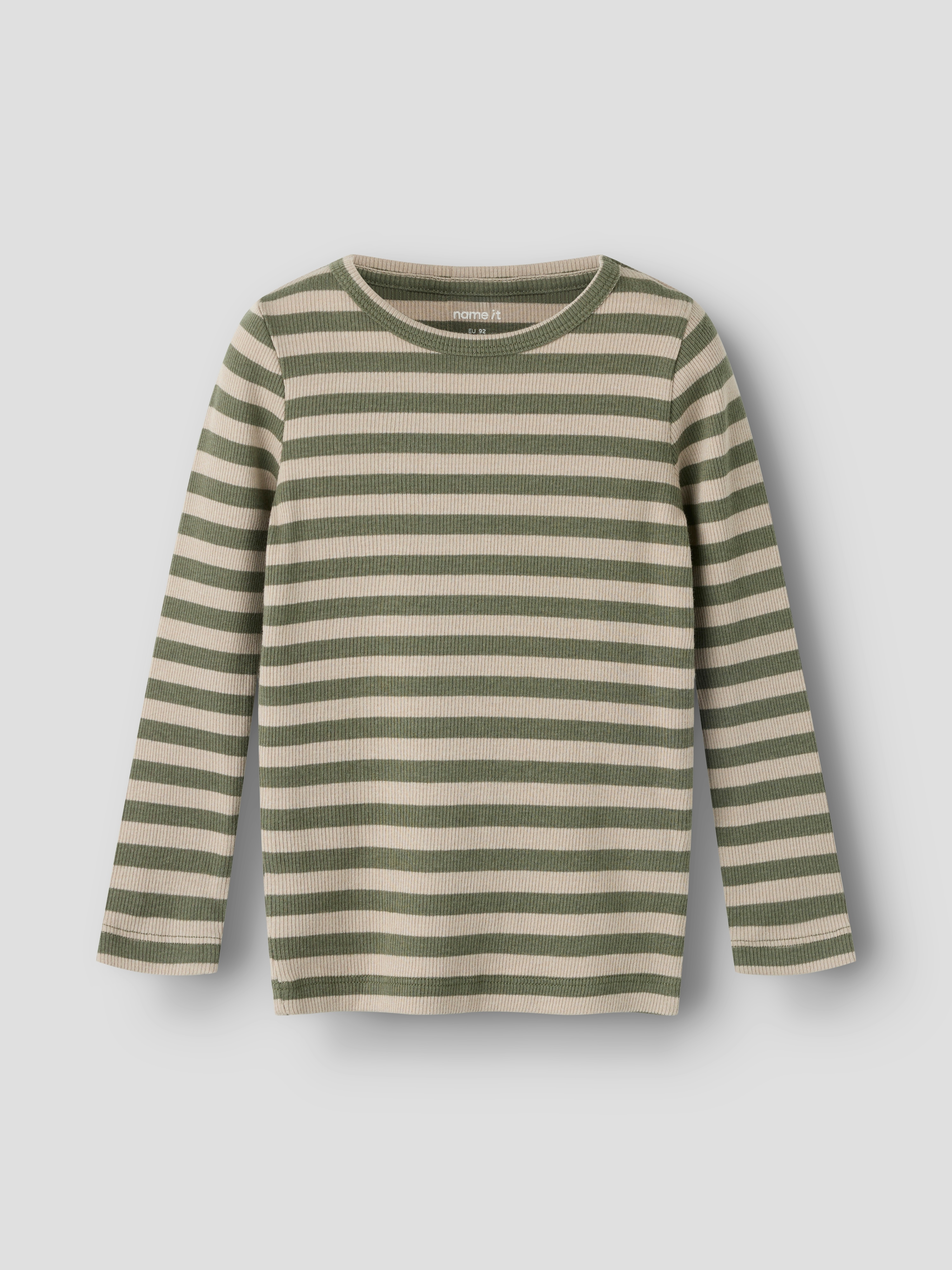 Name It T-Shirt "NMNBANIO LS XSL TOP NOOS" Baumwollmischung, slim fit