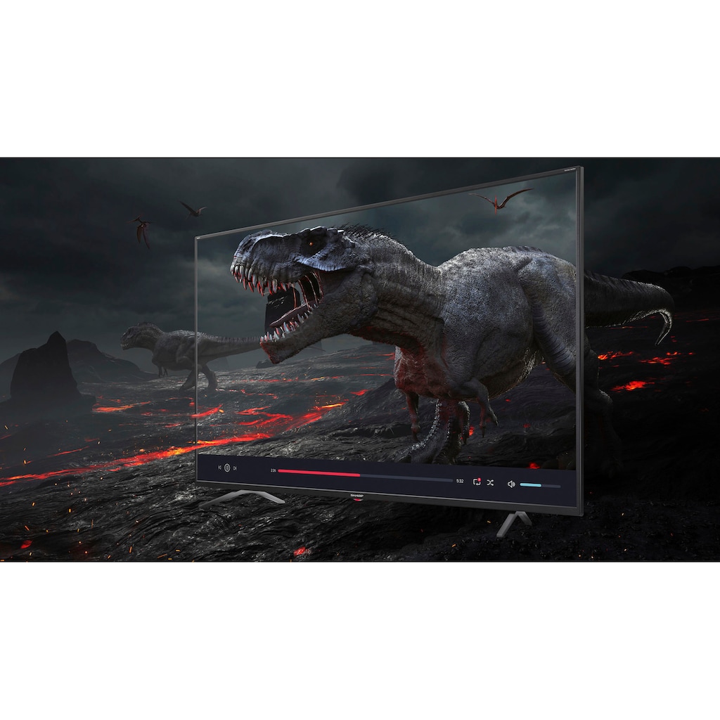 Sharp LED-Fernseher »4T-C55FNx«, 139 cm/55 Zoll, 4K Ultra HD, Android TV-Smart-TV