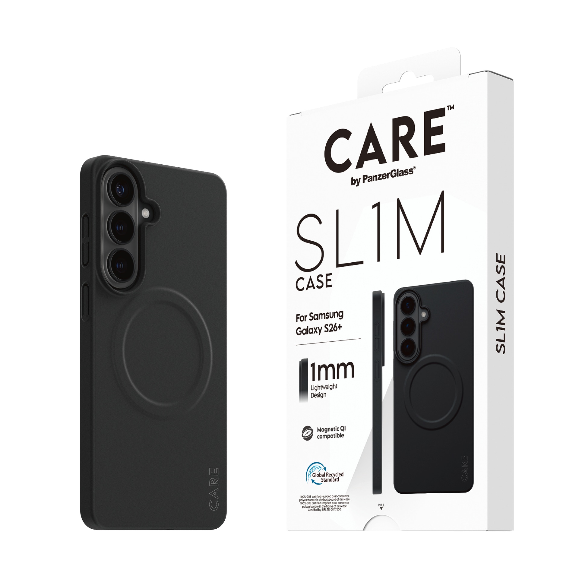 CARE by PanzerGlass Handyhülle »SL1M Case für Samsung Galaxy S26+« Samsung Galaxy S26+ Backcover, Schutzhülle, Handyschutzhülle, Case, Schutzcase, stoßfest