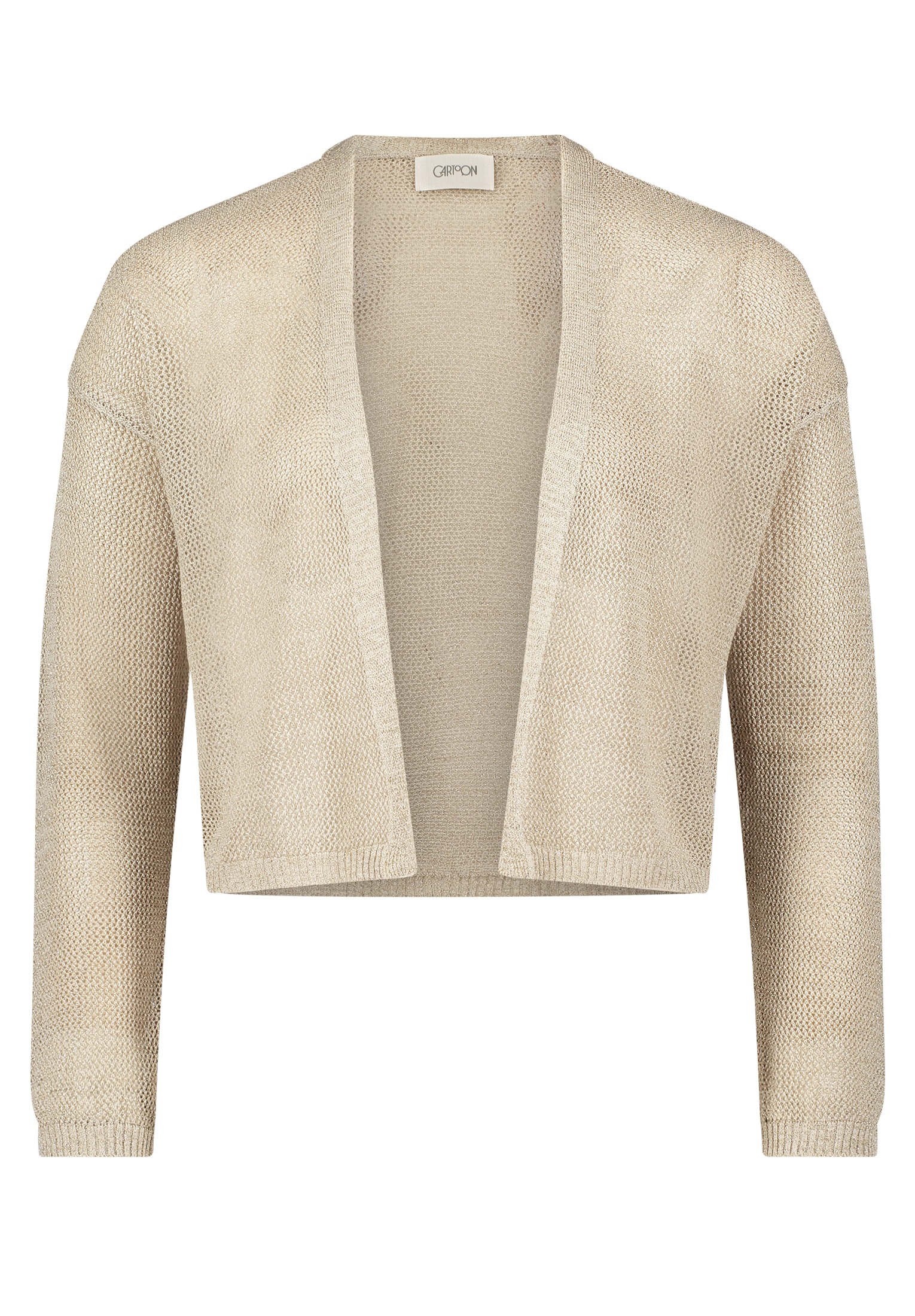 Cartoon Strickjacke »Cartoon Strick-Cardigan mit Lurexfaden«, Ajourmuster