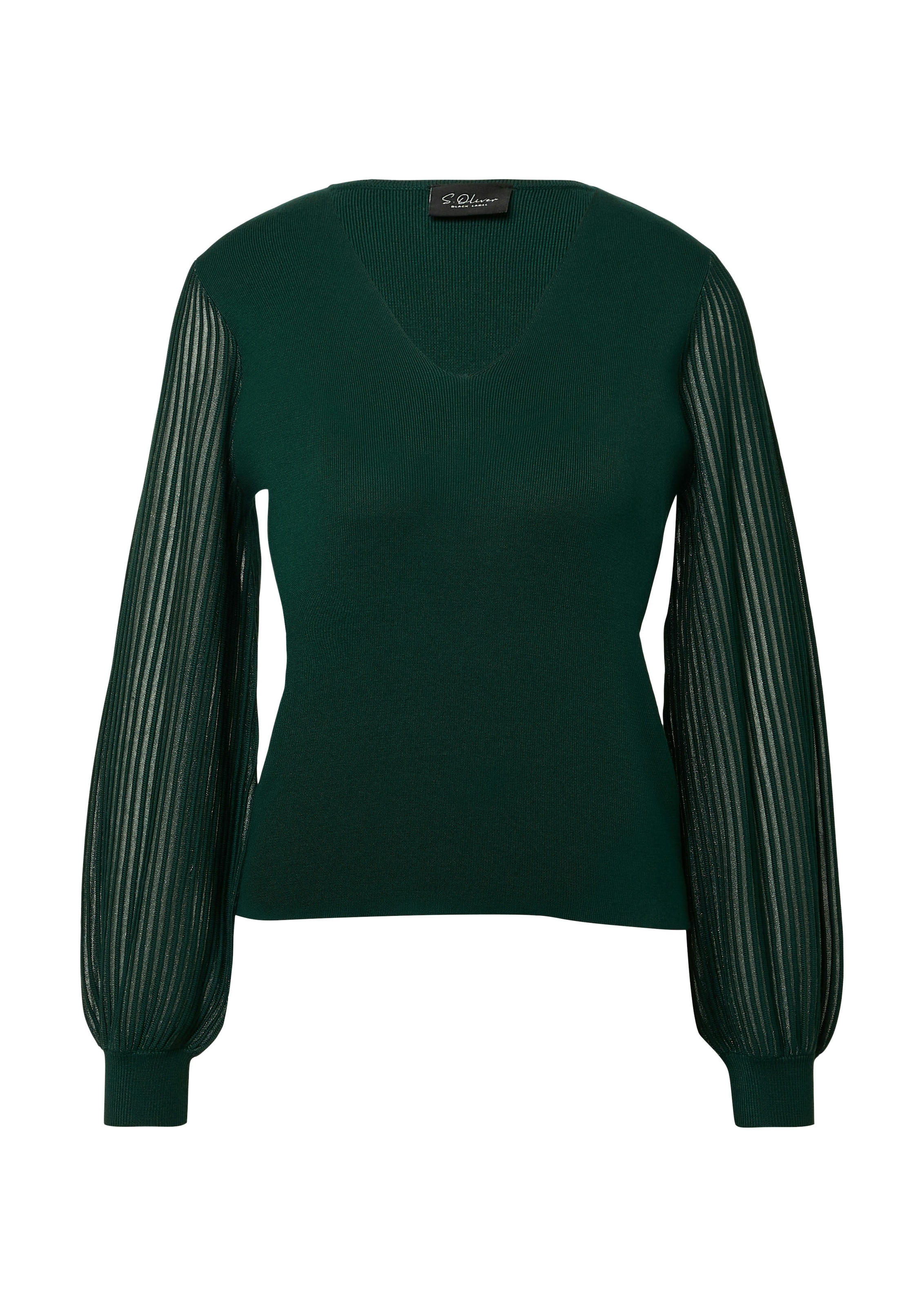 s.Oliver BLACK LABEL Strickpullover mit V-Ausschnitt