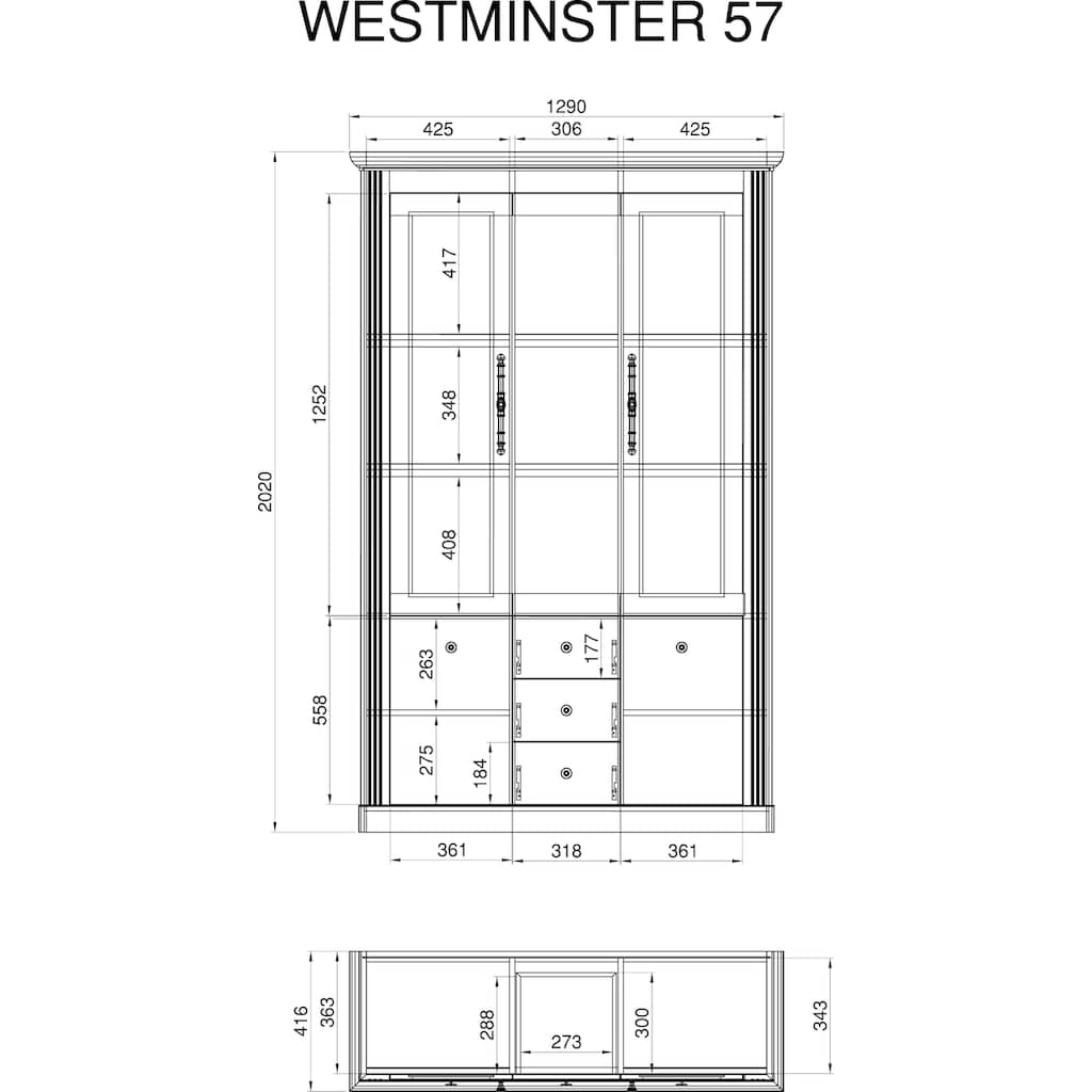 Home affaire Buffet »Westminster«, im romantischen Landhausstil