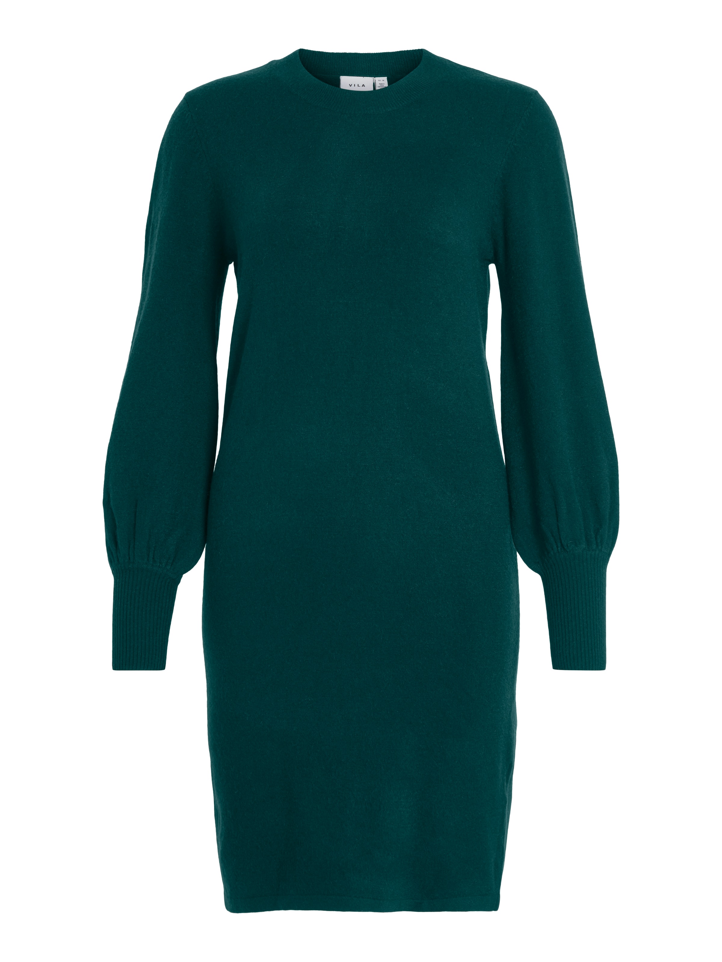Thumbnail - Vila Strickkleid "VIKERRY O-NECK KNIT DRESS - NOOS" Materialmix, regular fit