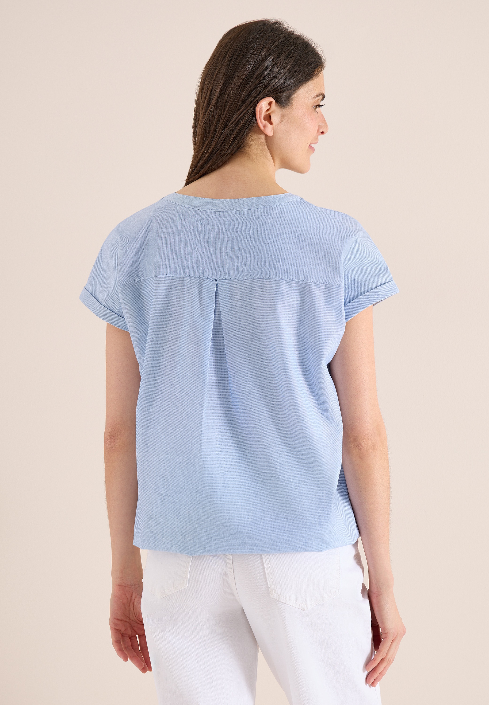 Cecil Kurzarmbluse aus reiner Baumwolle günstig online kaufen