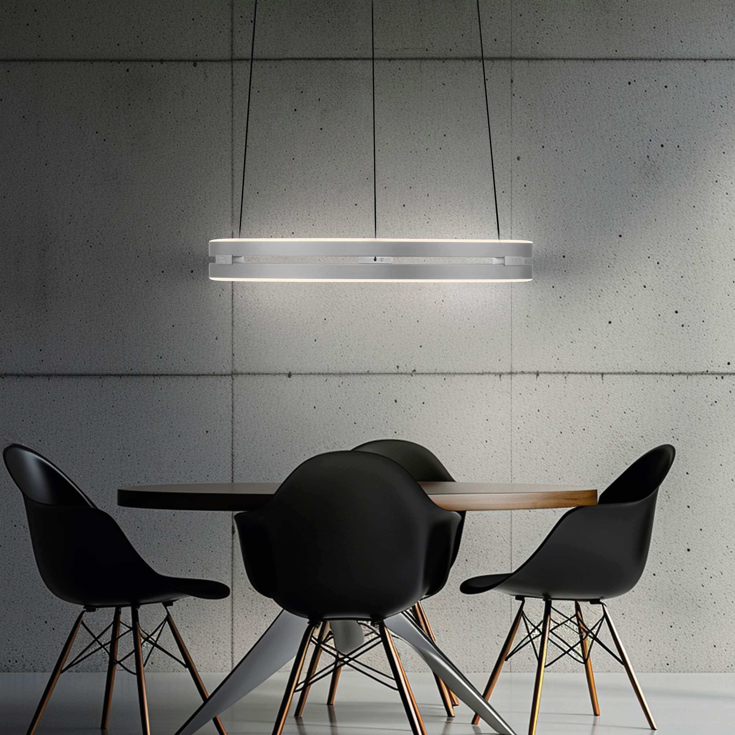 Neuhaus PURE LED Pendelleuchte »PURE E-Loop« LED-Board 1 Stk. warmweiß - kaltweiß e-LIFT® Funktion, CCT, dimmbar über Fernbedienung