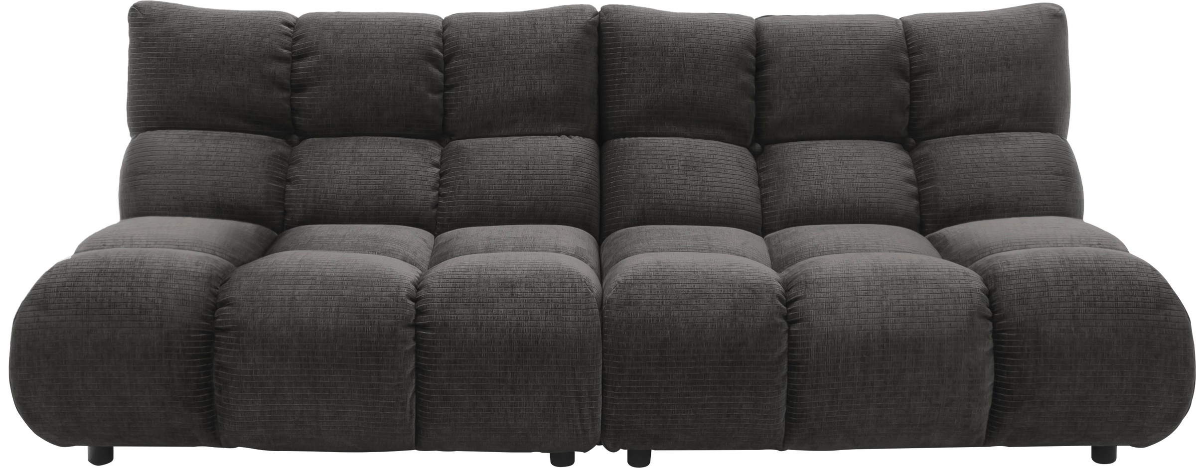Home affaire 3-Sitzer "Cozy Bubble, mit eleganter Steppung, Breite 220cm" stilvolles Design & hoher Sitzkomfort für dein Zuhause