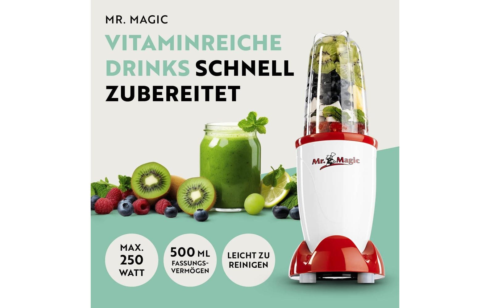GOURMETmaxx Smoothie-Maker »Mr. Magic« 250 W