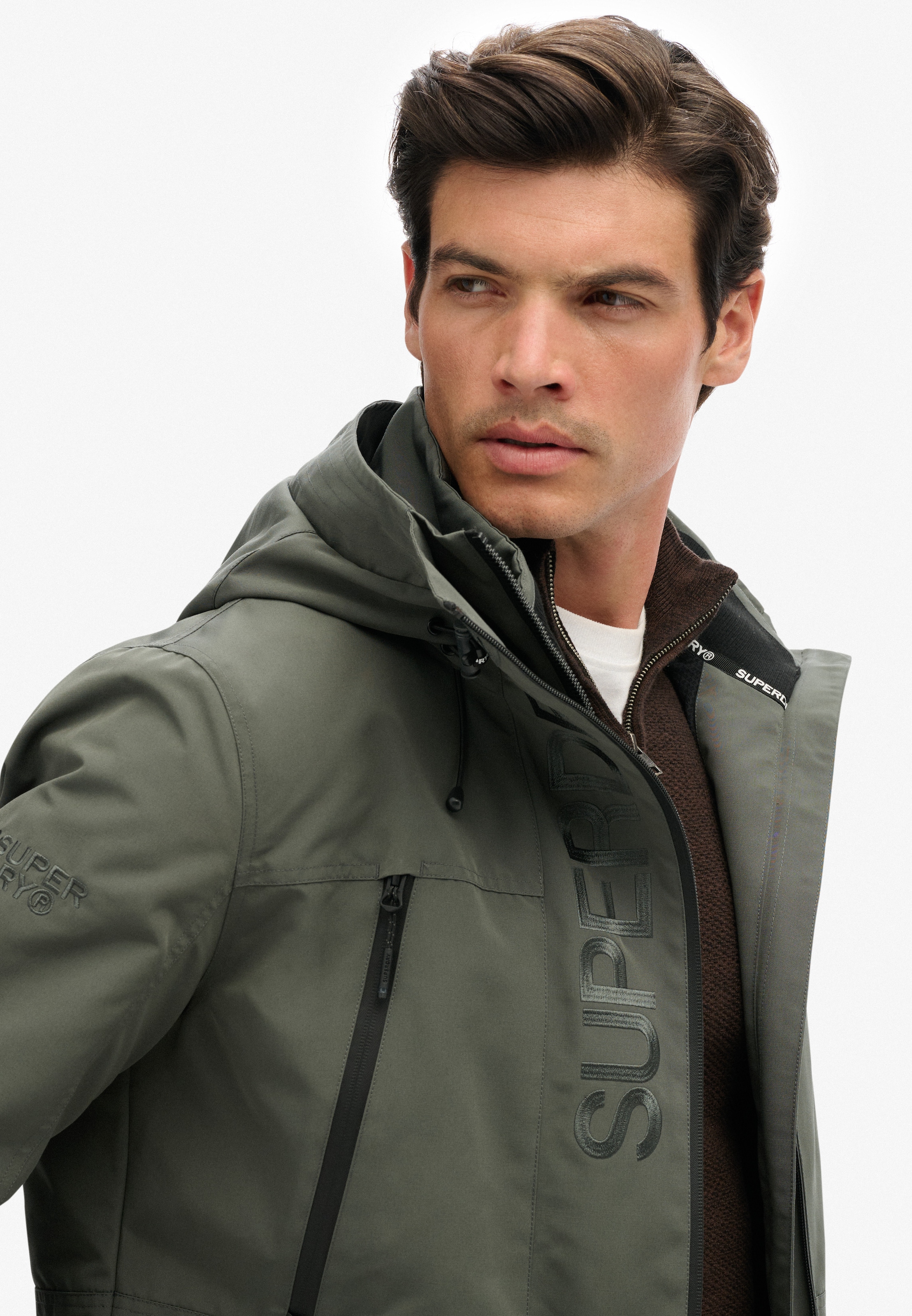 Superdry Outdoorjacke »HOOD ULTIMATE EMB WINDBREAKER«, mit Kapuze