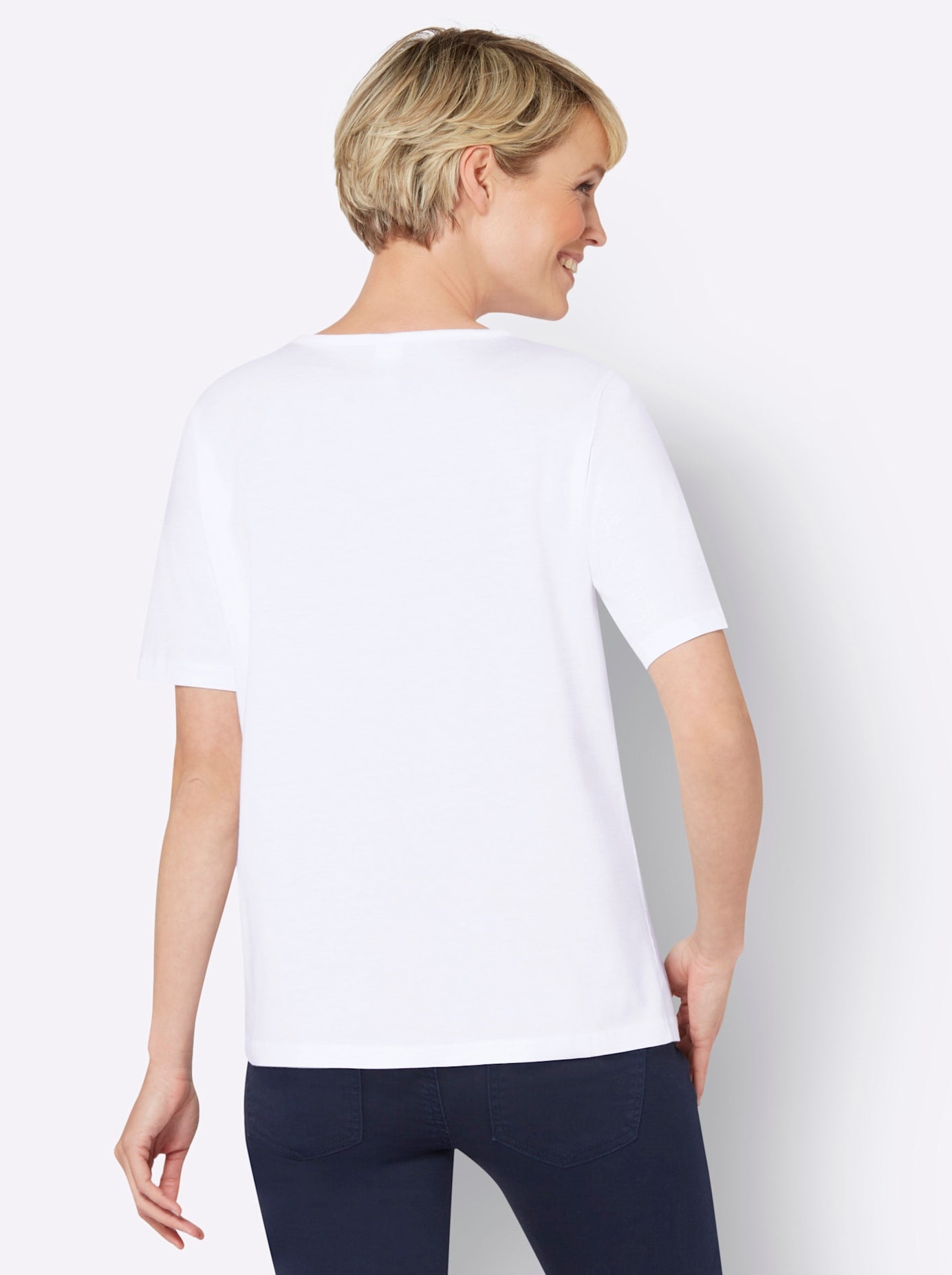 Classic Basics Kurzarmshirt "Kurzarm-Shirt" 1 Stk. tlg. günstig online kaufen