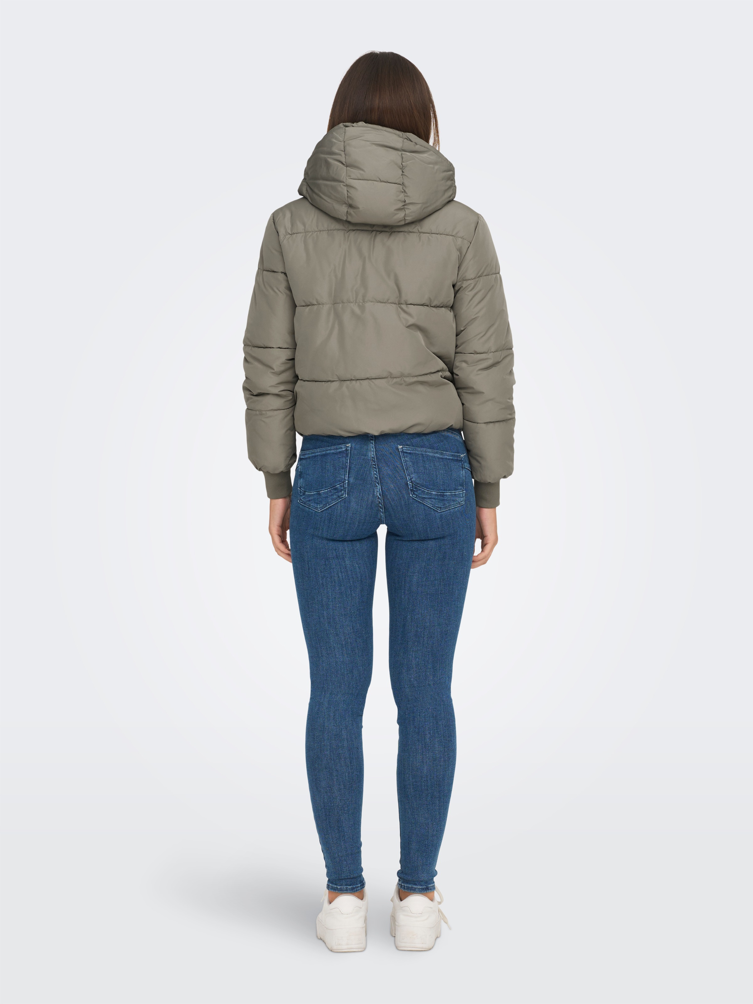 JDY Steppjacke »JDYNEWERICA LIFE SHORT HOOD JKT OTW NOOS«, mit Kapuze