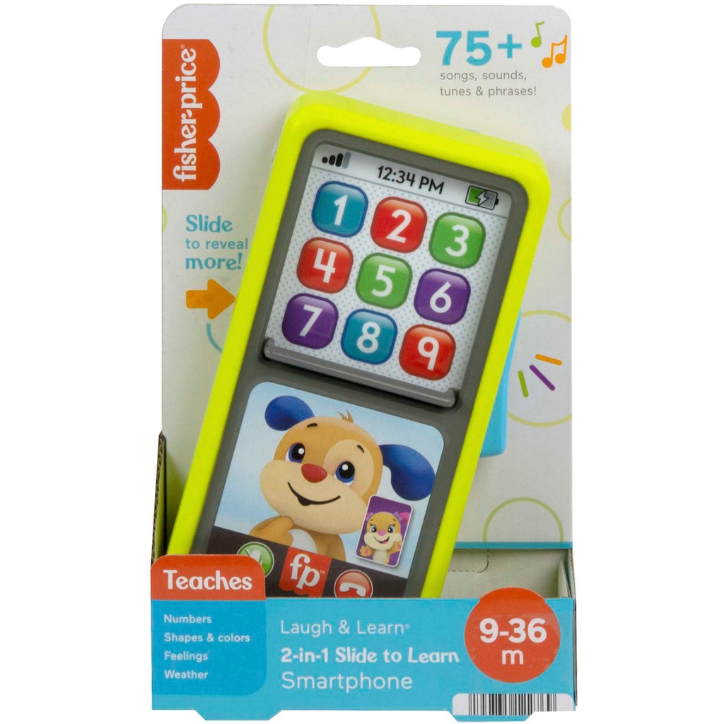 Fisher-Price® Lernspielzeug »Lernspaß 2-in-1 Slide to Learn Smartphone«