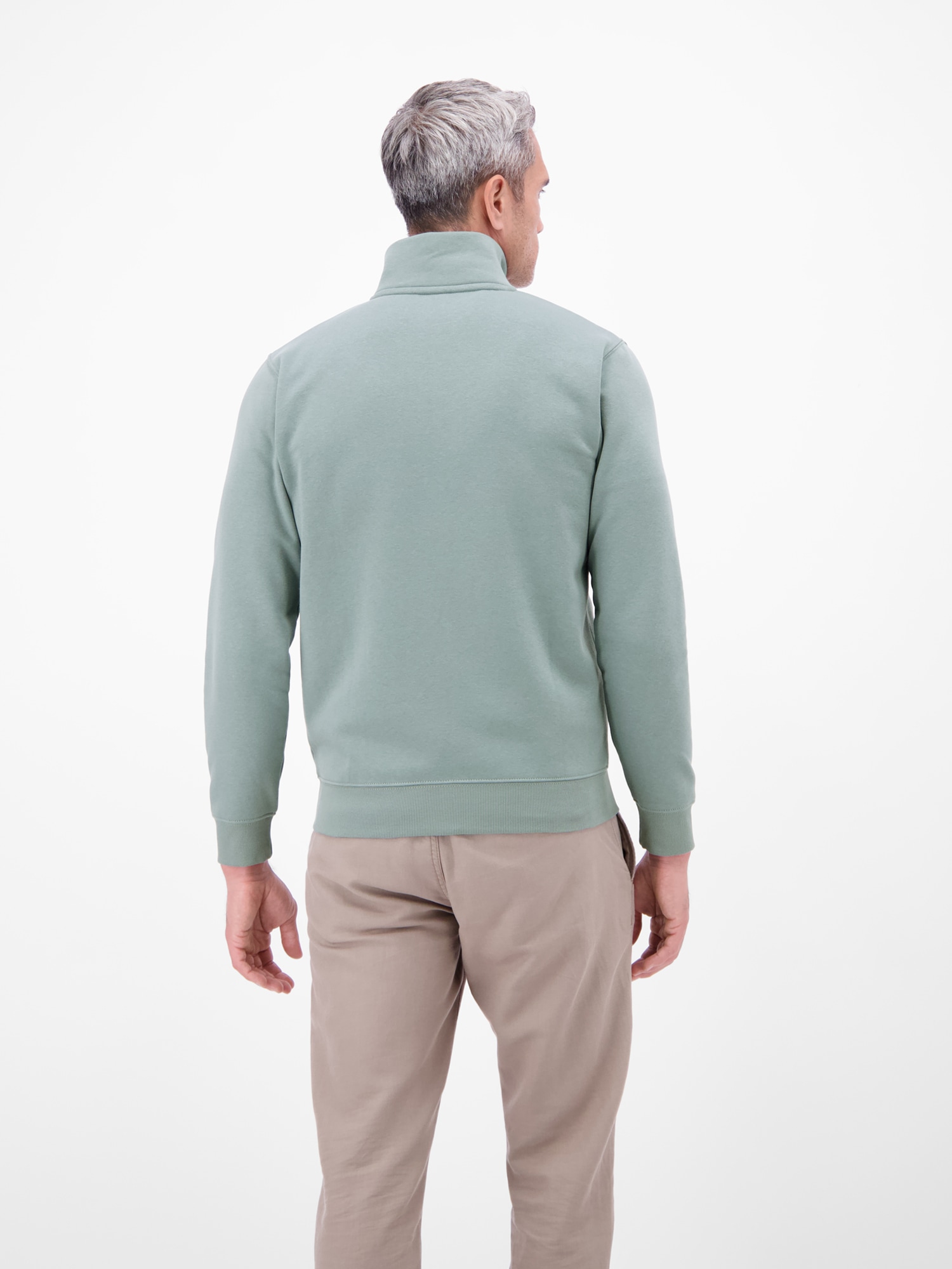 LERROS Sweatjacke »Sweatjacke aus atmungsaktivem Baumwollmischgewebe«