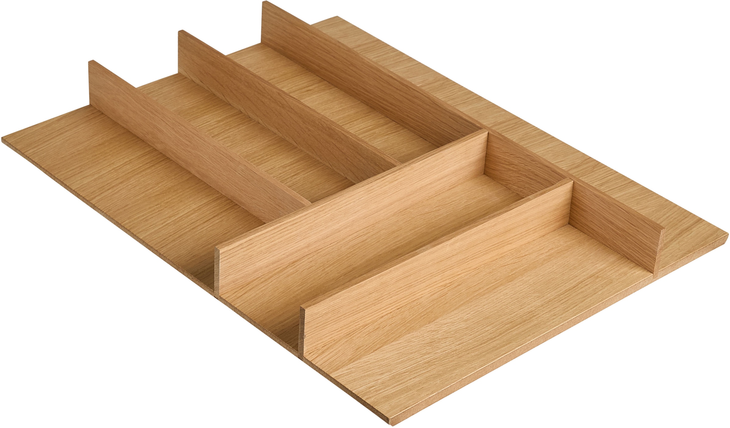 nobilia Besteckeinsatz "nobilia Zubehör" aus hochwertiger Eiche Massivholz, günstig online kaufen