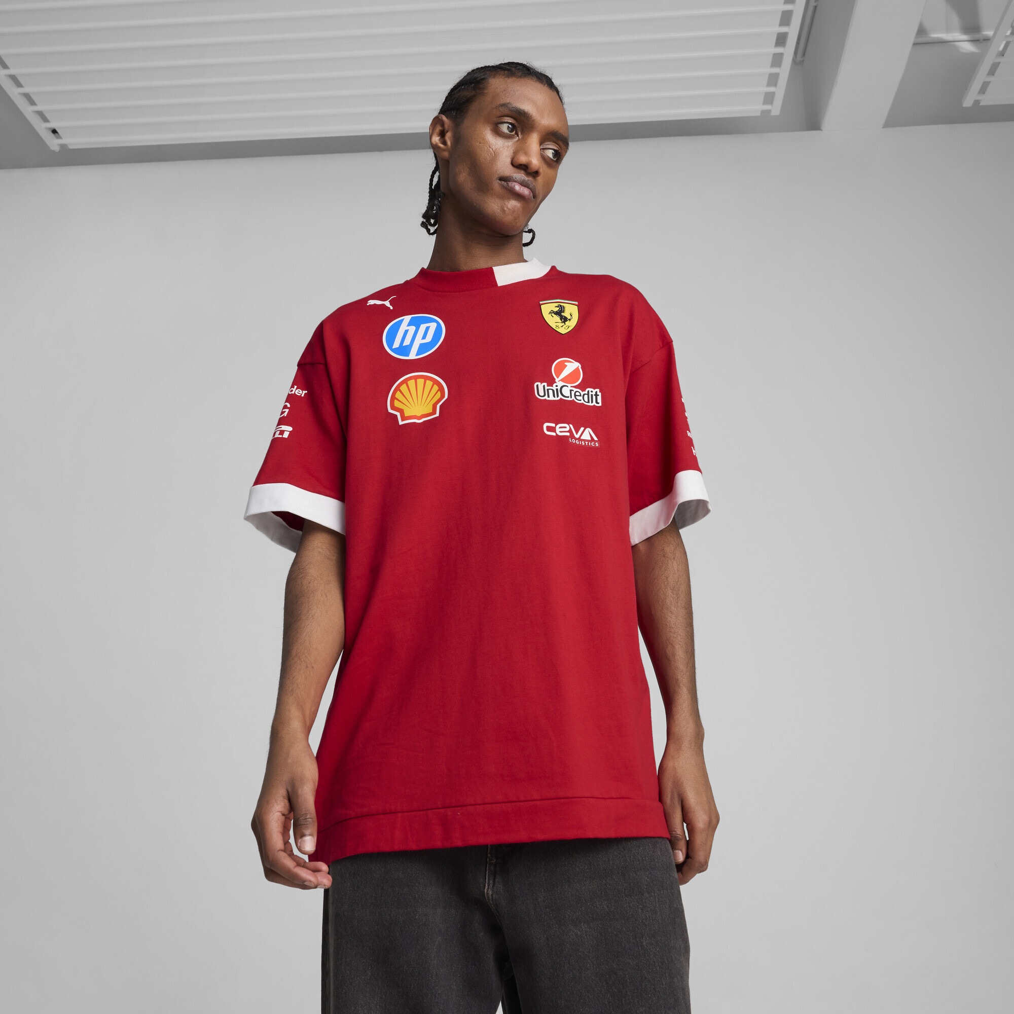 PUMA T-Shirt "Scuderia Ferrari 2025 Drivers T-Shirt Herren" günstig online kaufen