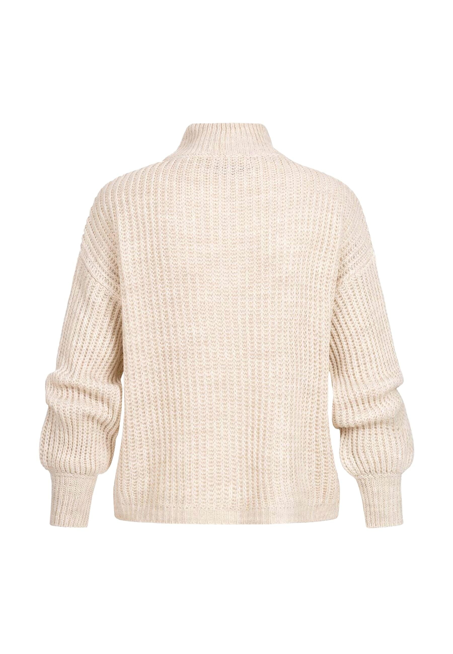 CLOUD 5IVE Rundhalspullover "CLOUD 5IVE Pullover mit Stehrollkragen und V-A günstig online kaufen