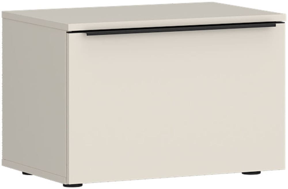 TOM TAILOR HOME Nachtkommode "COLOR PUZZLE - Schublade mit farbigem Griff" Nachttisch mit Schublade, Softclose