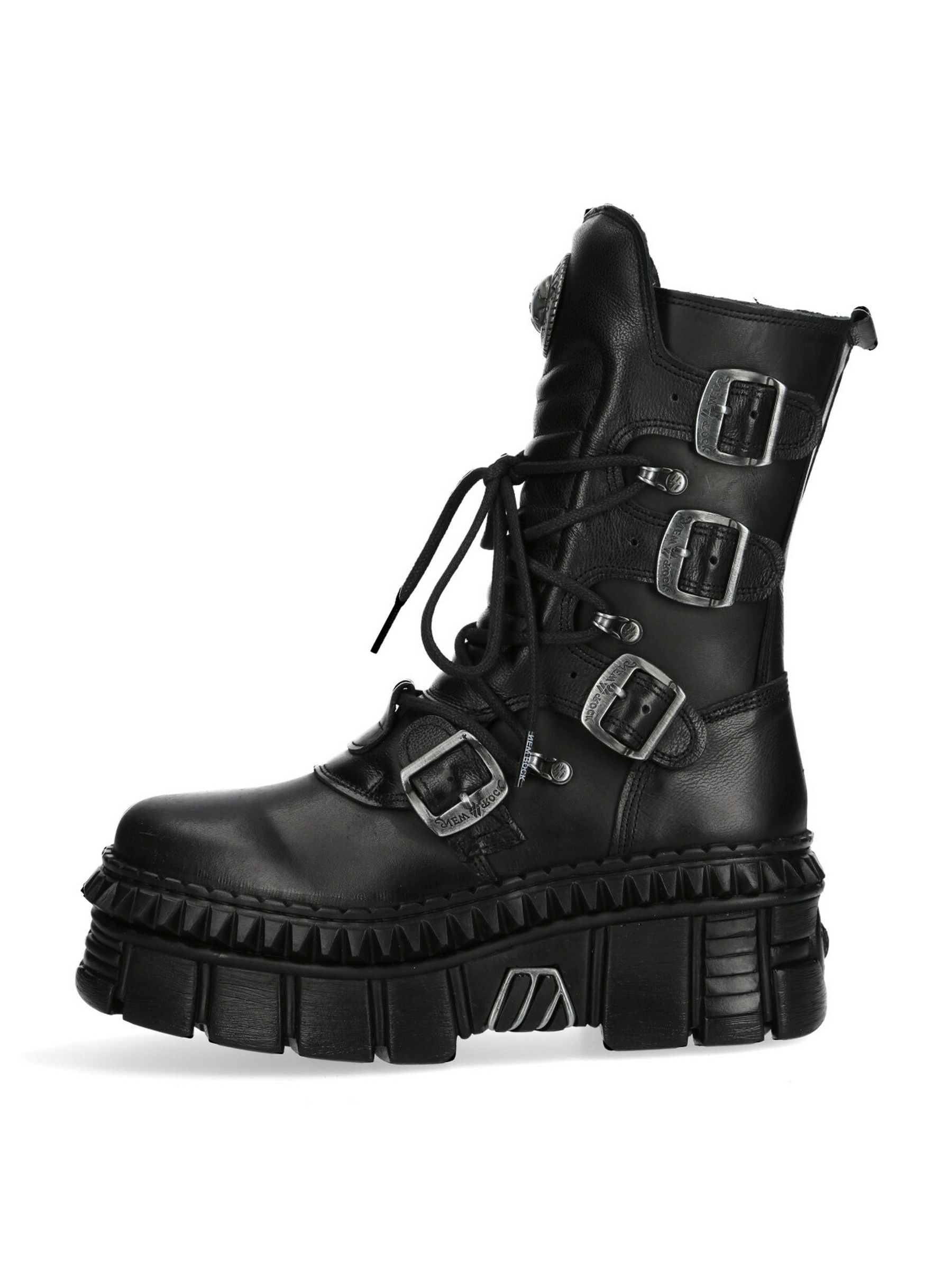 NEW ROCK Ankleboots "Plateau Boots M-WALL373-S6" Handgefertigt, Made in Spain