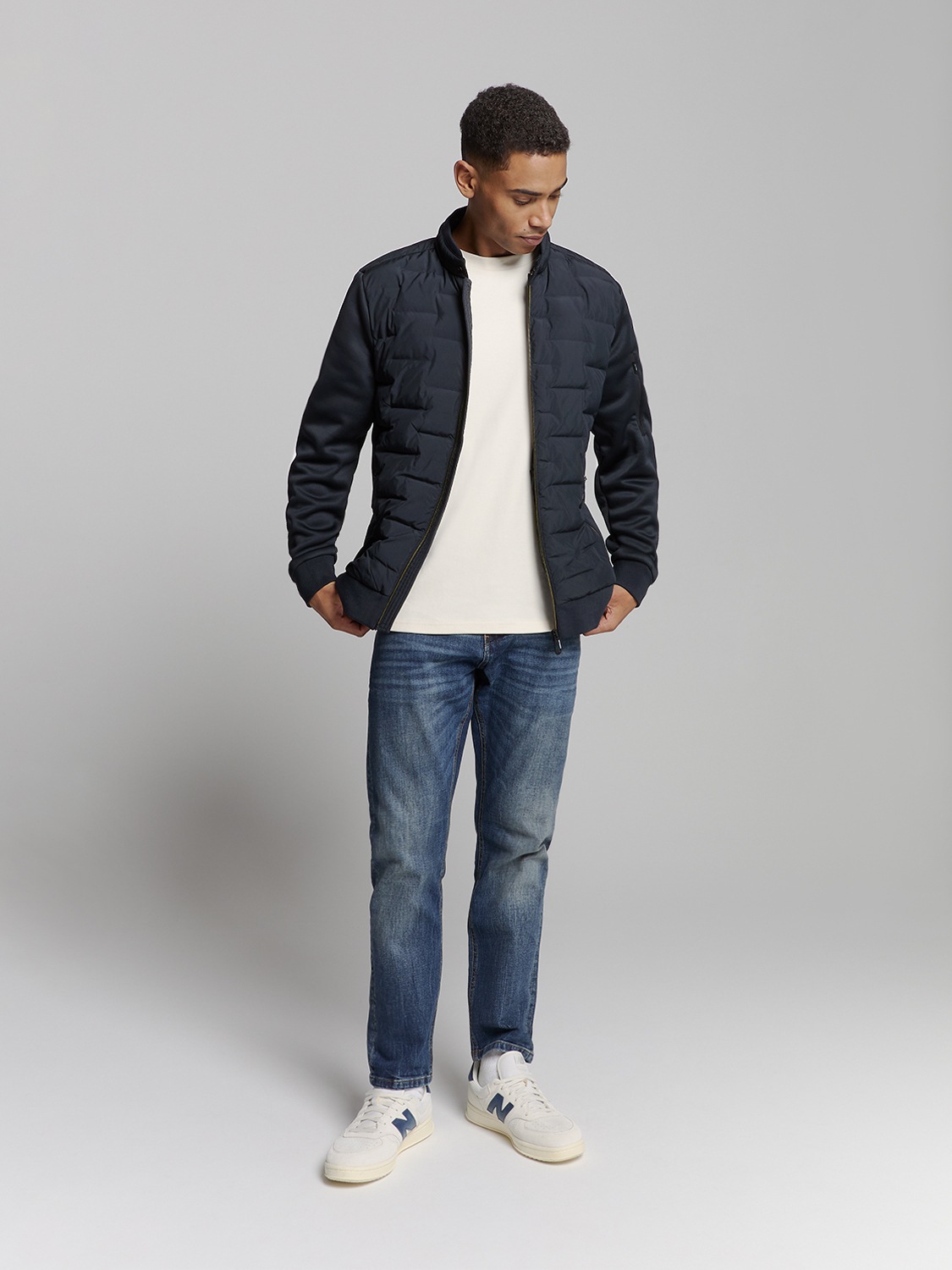 Thumbnail - NO EXCESS Leichtdaunenjacke "No Excess Kurz geschnittene jacke"