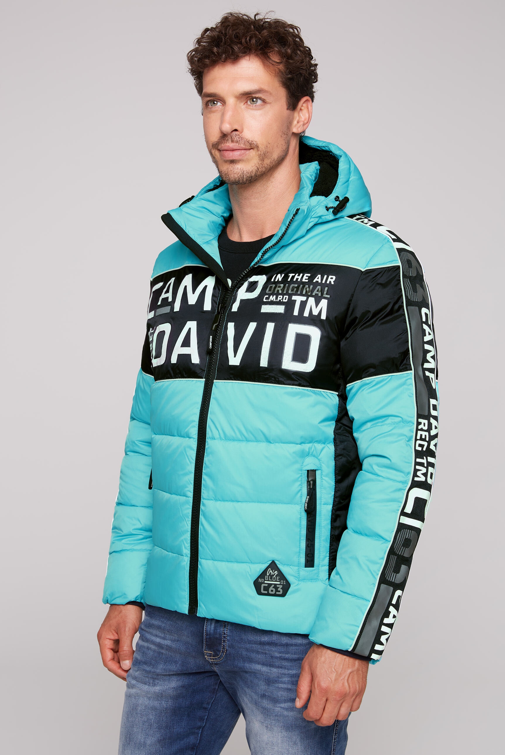 CAMP DAVID Winterjacke, mit Kapuze, mit abtrennbarer Kapuze