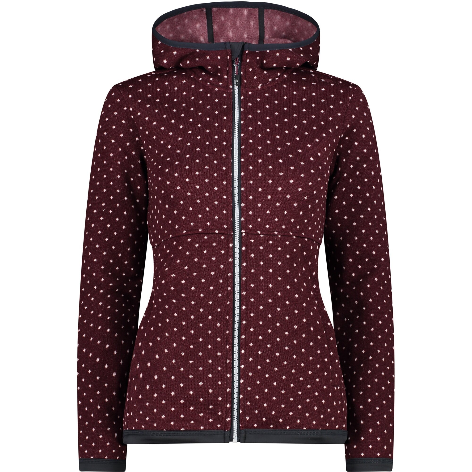 CMP Strickfleecejacke "WOMAN JACKET FIX HOOD" mit Kapuze wärmend, Übergangs günstig online kaufen