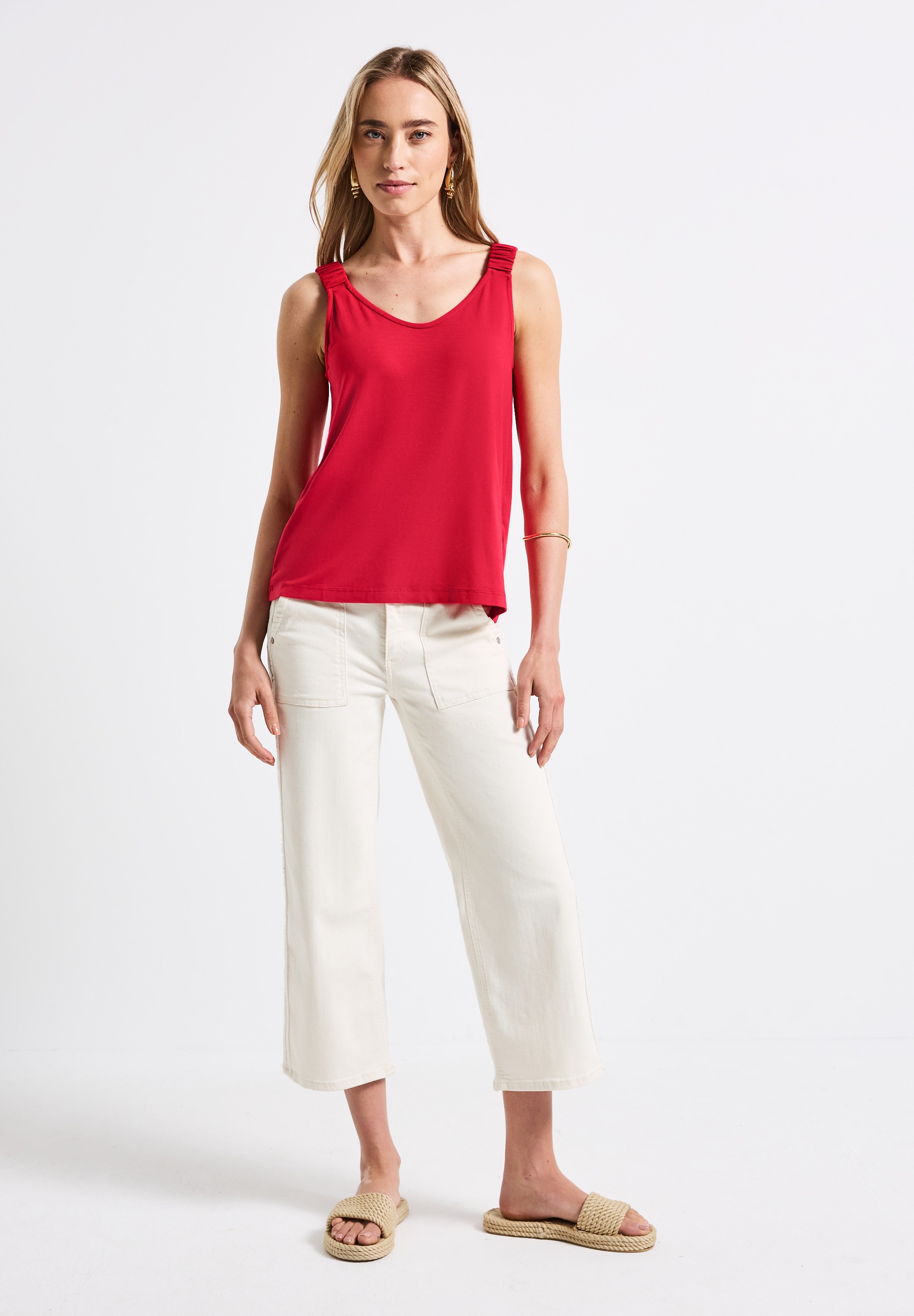 Thumbnail - STREET ONE Trägertop aus elastischem Materialmix